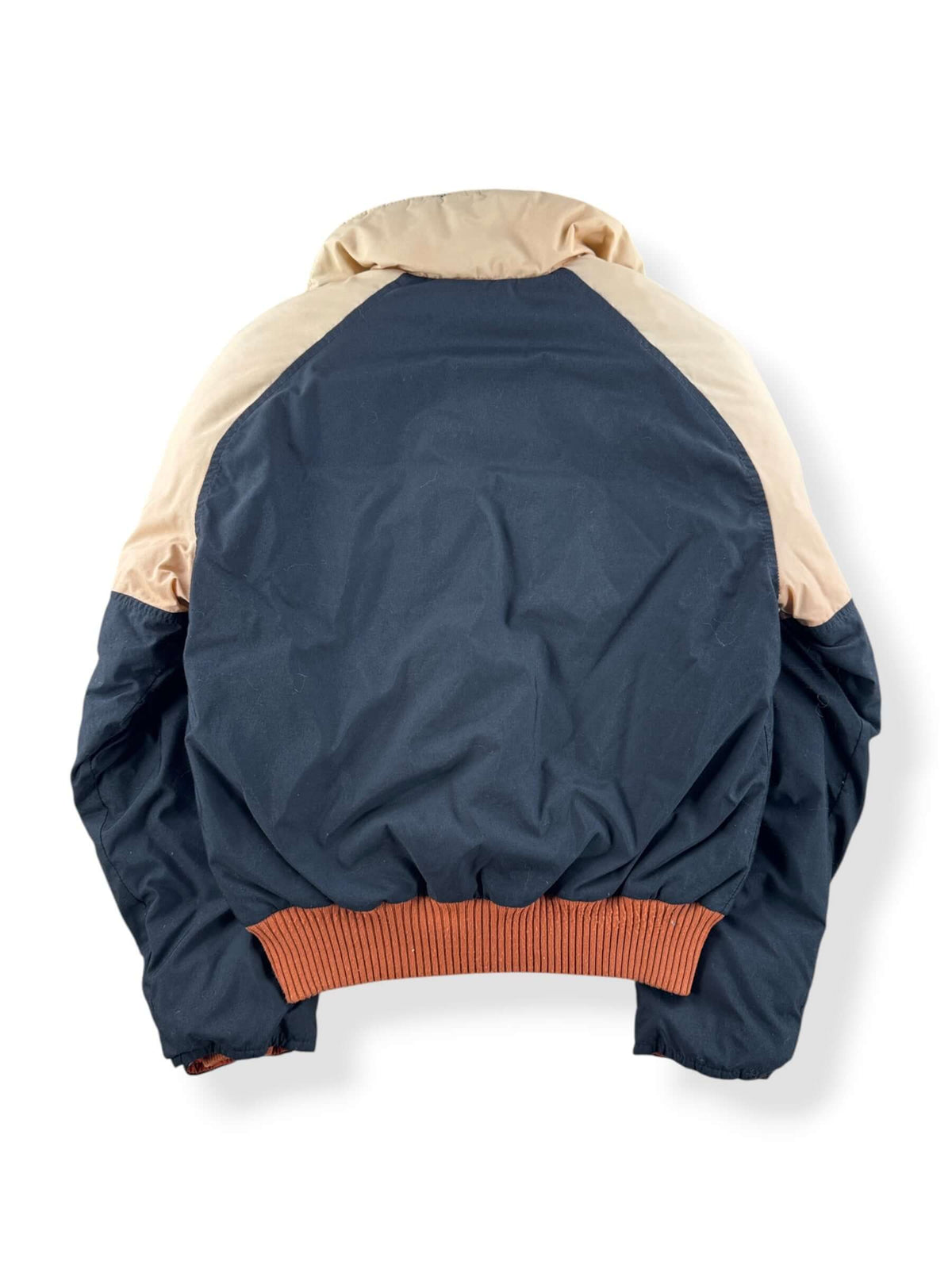 Back of Vintage 1970s Blue Goose by Sportcaster Women's Puffer Jacket M