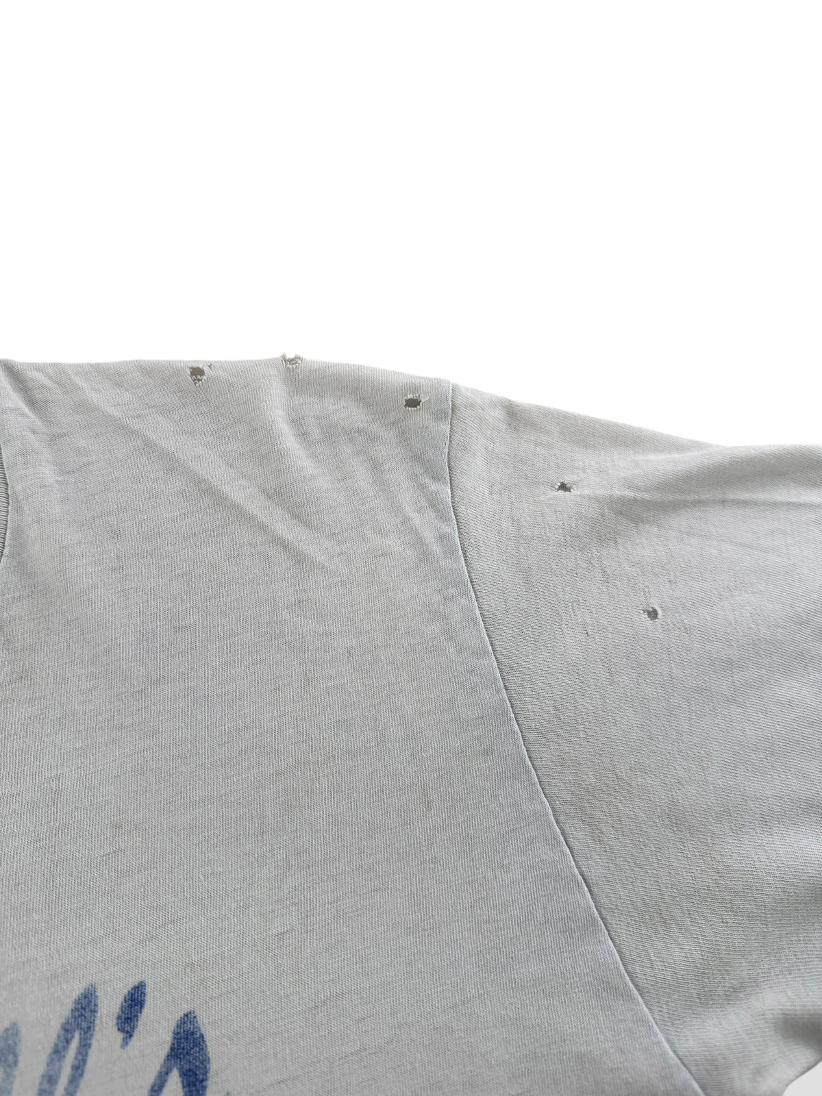 Holes n Vintage Thrashed Lowell's Pike Place Tee SZ L (Fits M)