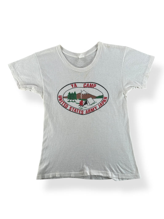 Front of Vintage Army Japan Camp Tee SZ XXS