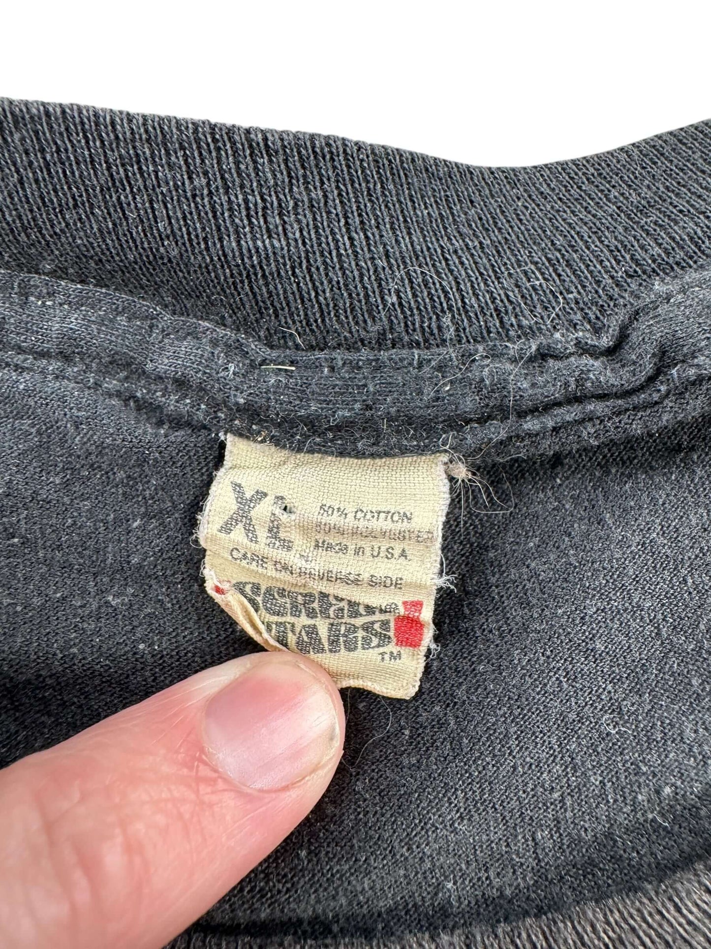 Tag on Vintage Armadillo BBQ Kirkland Tee SZ XL (Fits M)