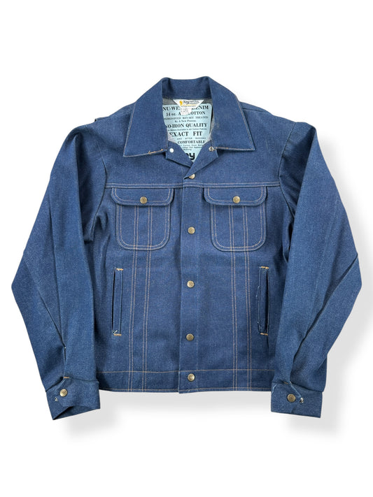 Front of Vintage Deadstock 70s Key Denim Jacket SZ 42