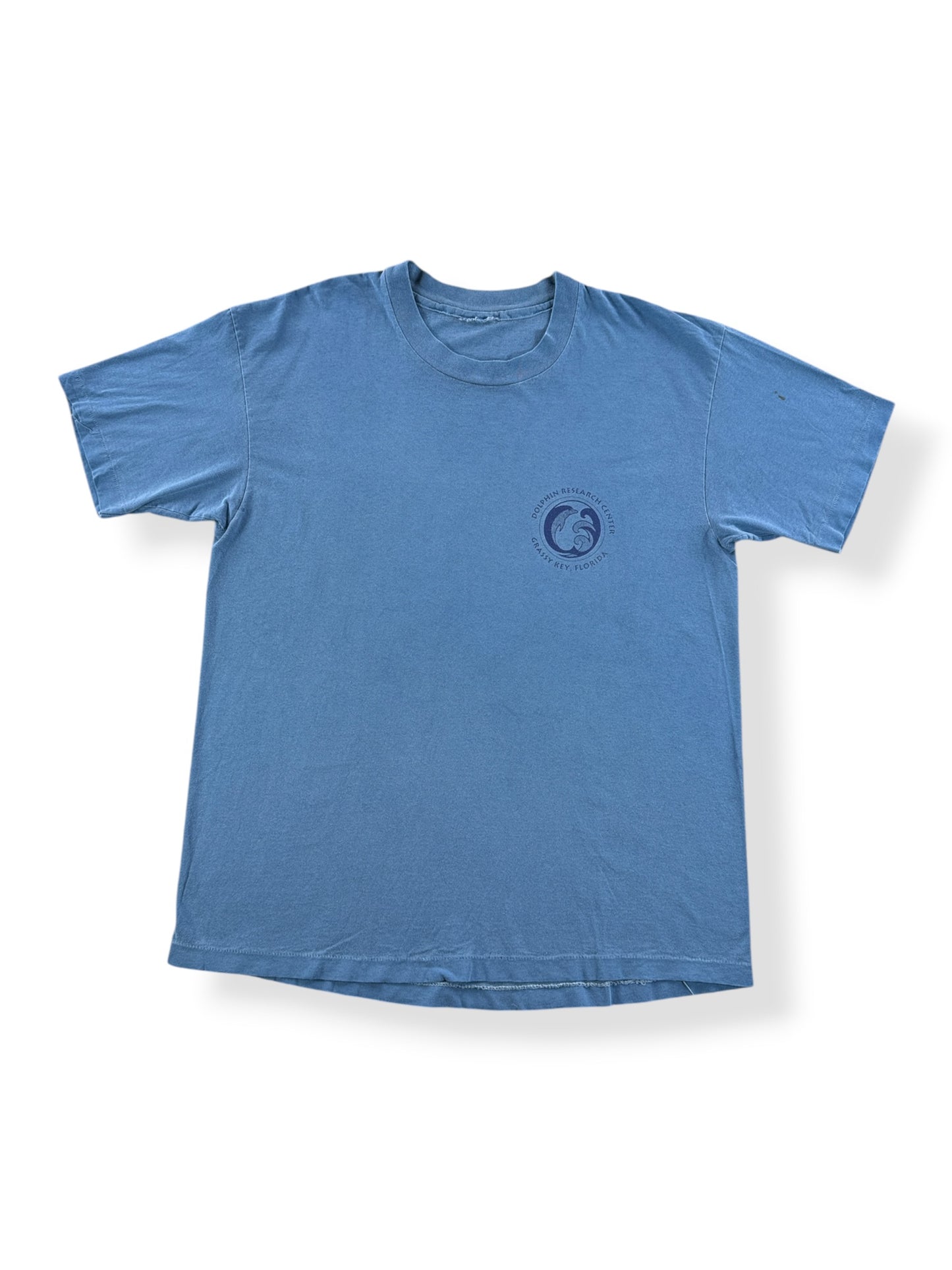 Front of Vintage Dolphin Research Center Tee SZ L