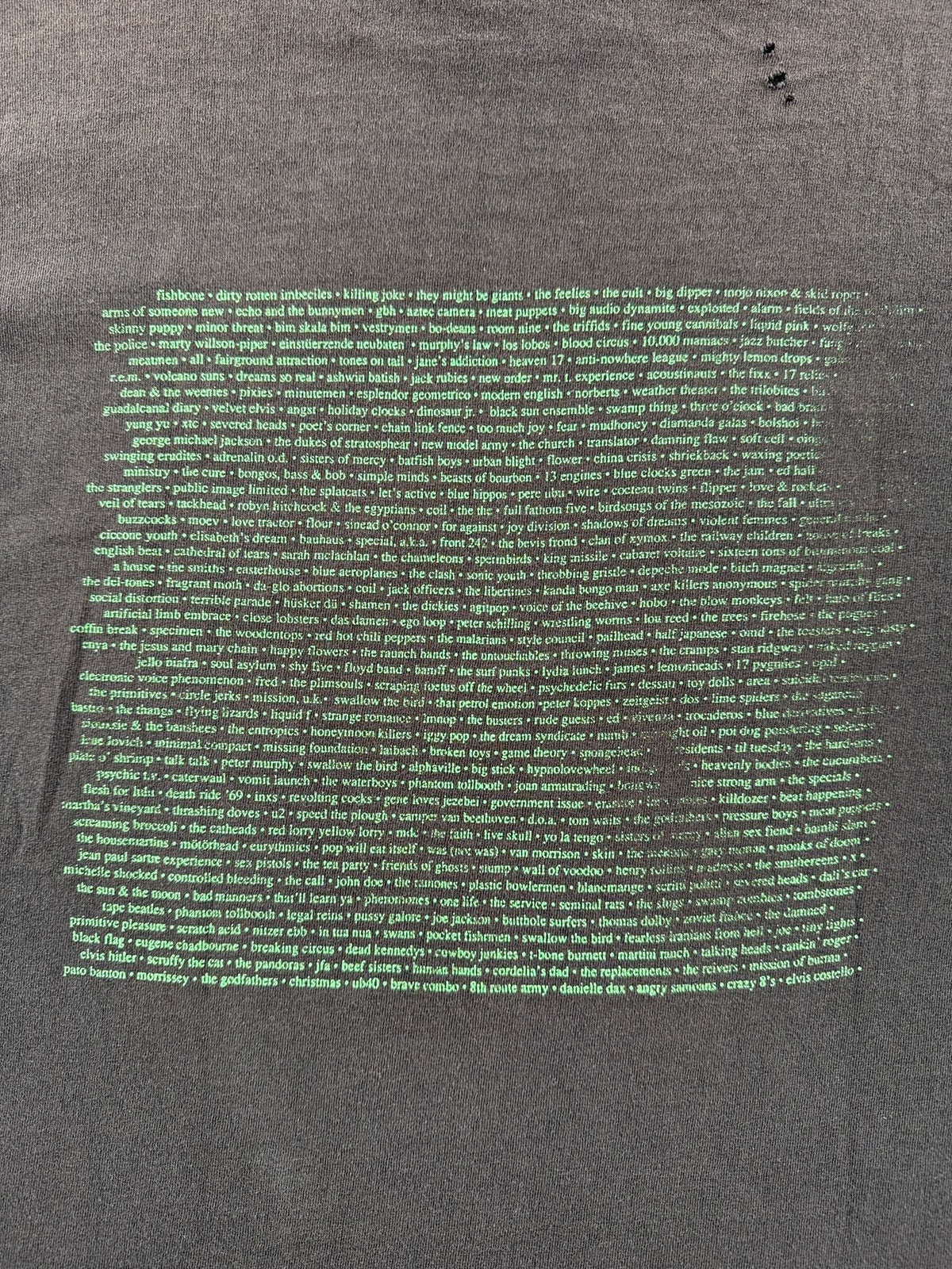 Back graphic on Vintage 90s WAMH Tee SZ L