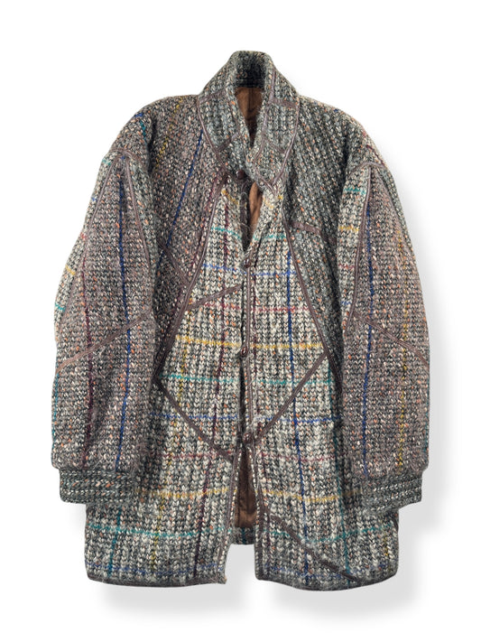 Front of Vintage Angora Wool Jacket SZ L