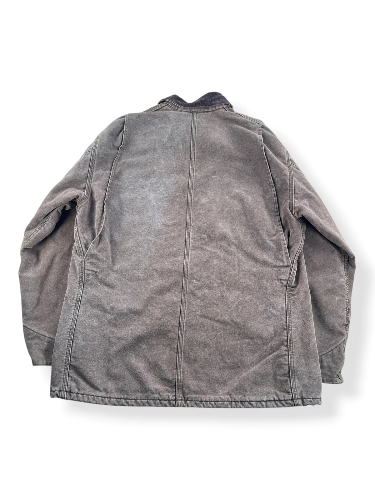 Back of Vintage Brown Carhartt Chore Jacket SZ XL