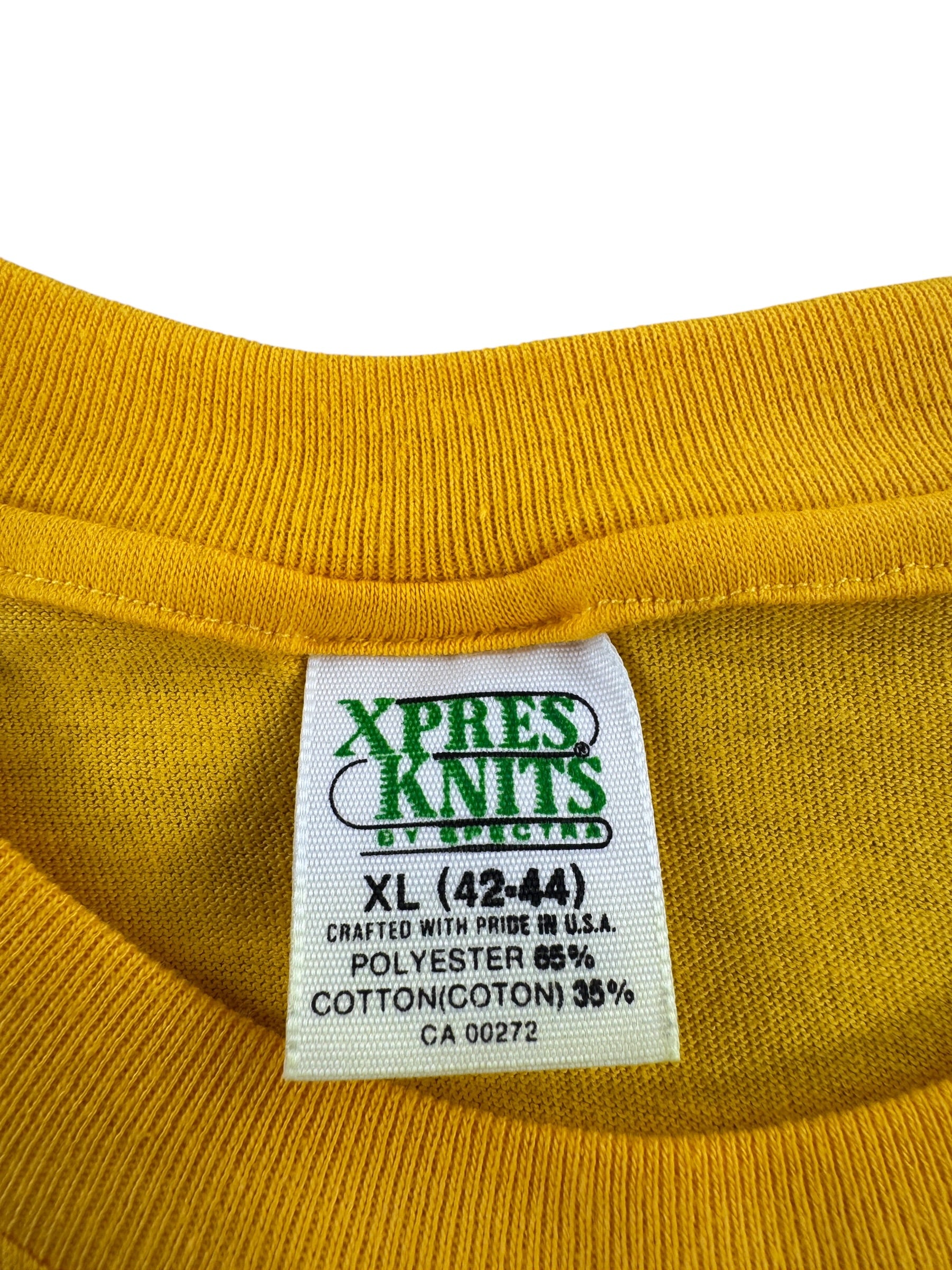 Tag on Vintage SPU Soccer Legend Cliff McGrath Tee SZ XL (Fits L)