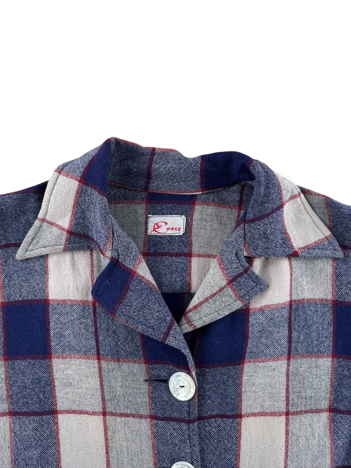 Collar on Vintage Chase 49er Jacket SZ L AS IS