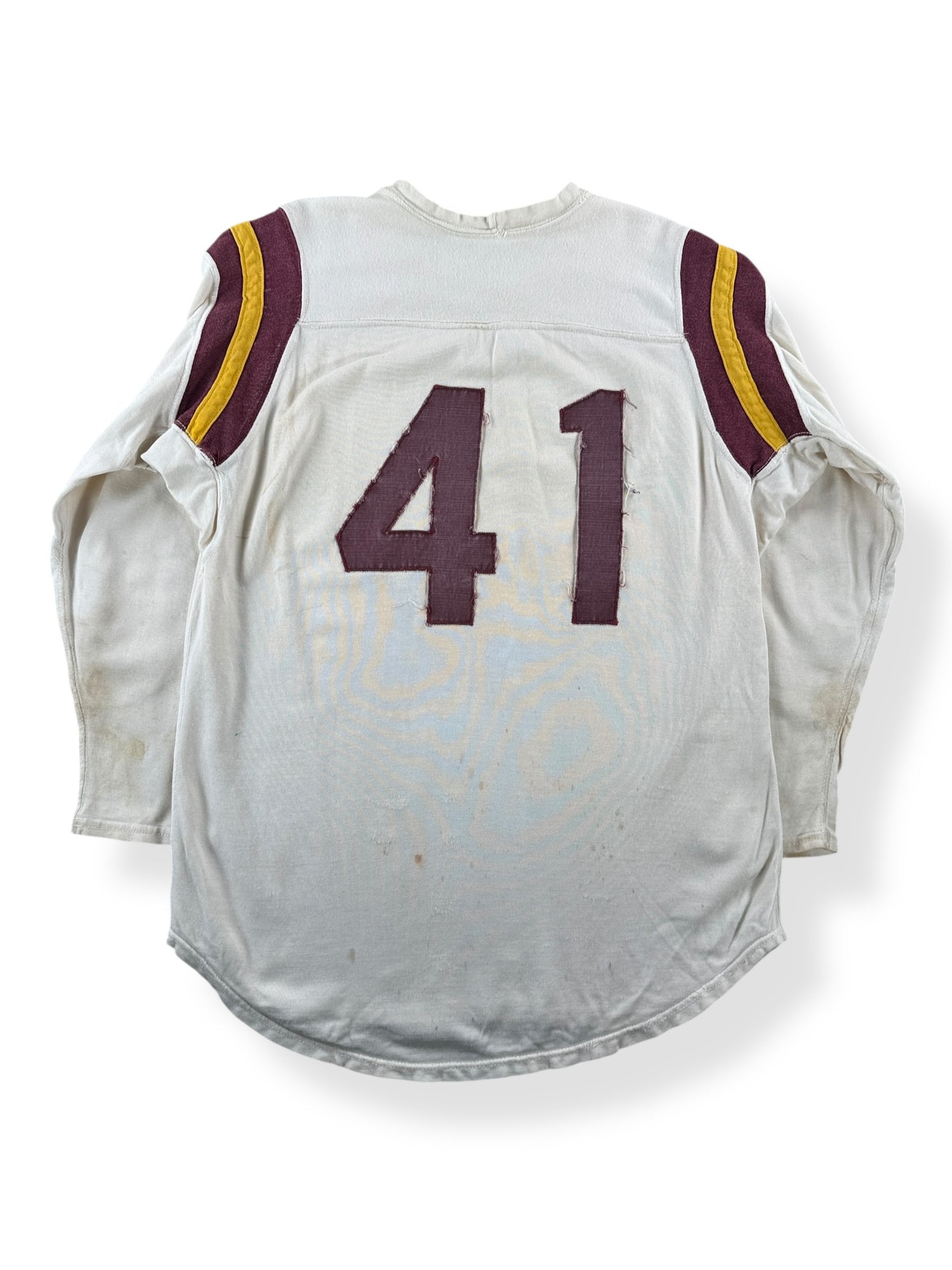 Back of Vintage Ernie Rose "41" Durene Jersey SZ L
