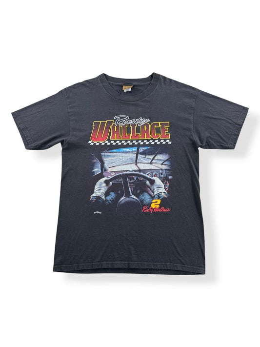 Front of Vintage Rusty Wallace Racing Tee SZ L
