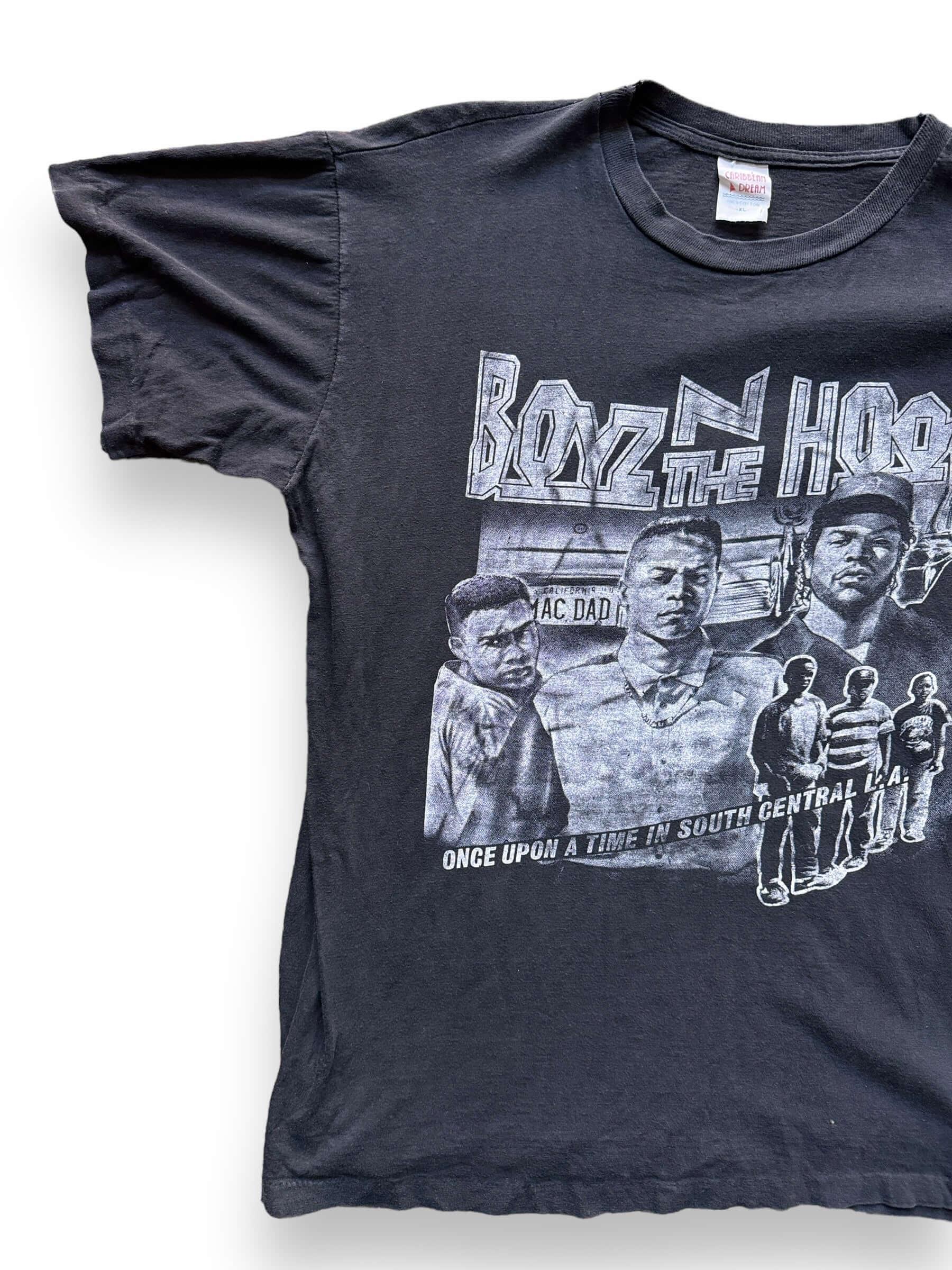 Front Right View of Vintage Boyz N The Hood Bootleg Tee SZ XL