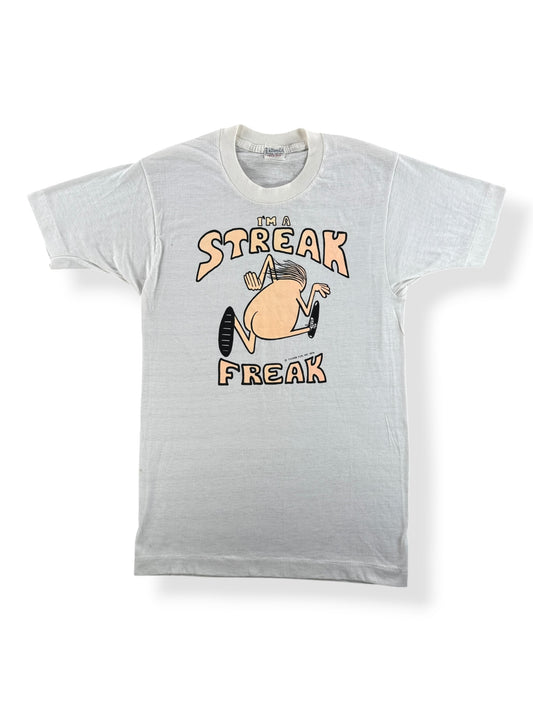 Front of Vintage 1970s I'm A Streak Freak Tee SZ M (Fits XS)