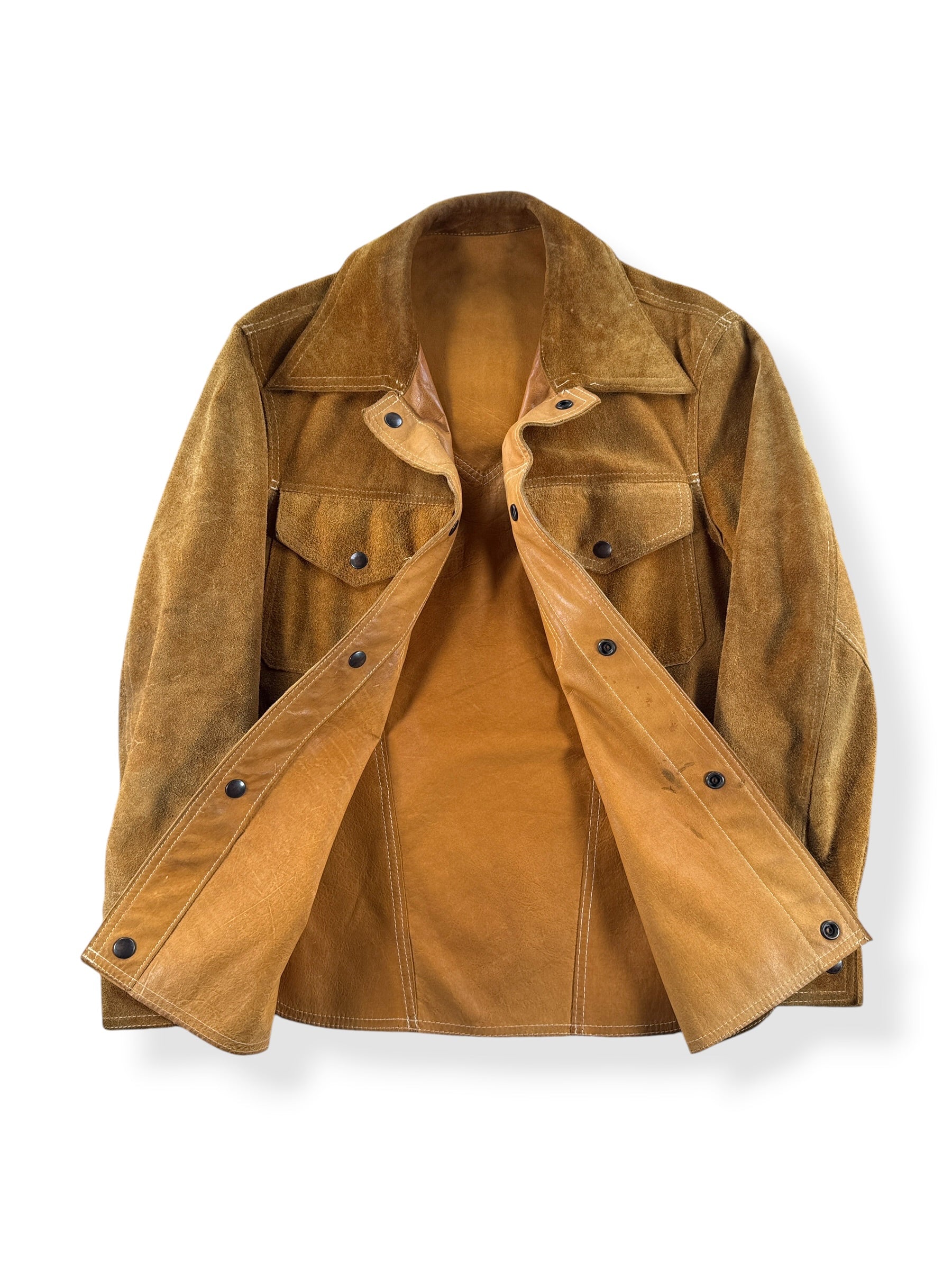 Inside of Vintage Reversible Suede Shirt Jac SZ S