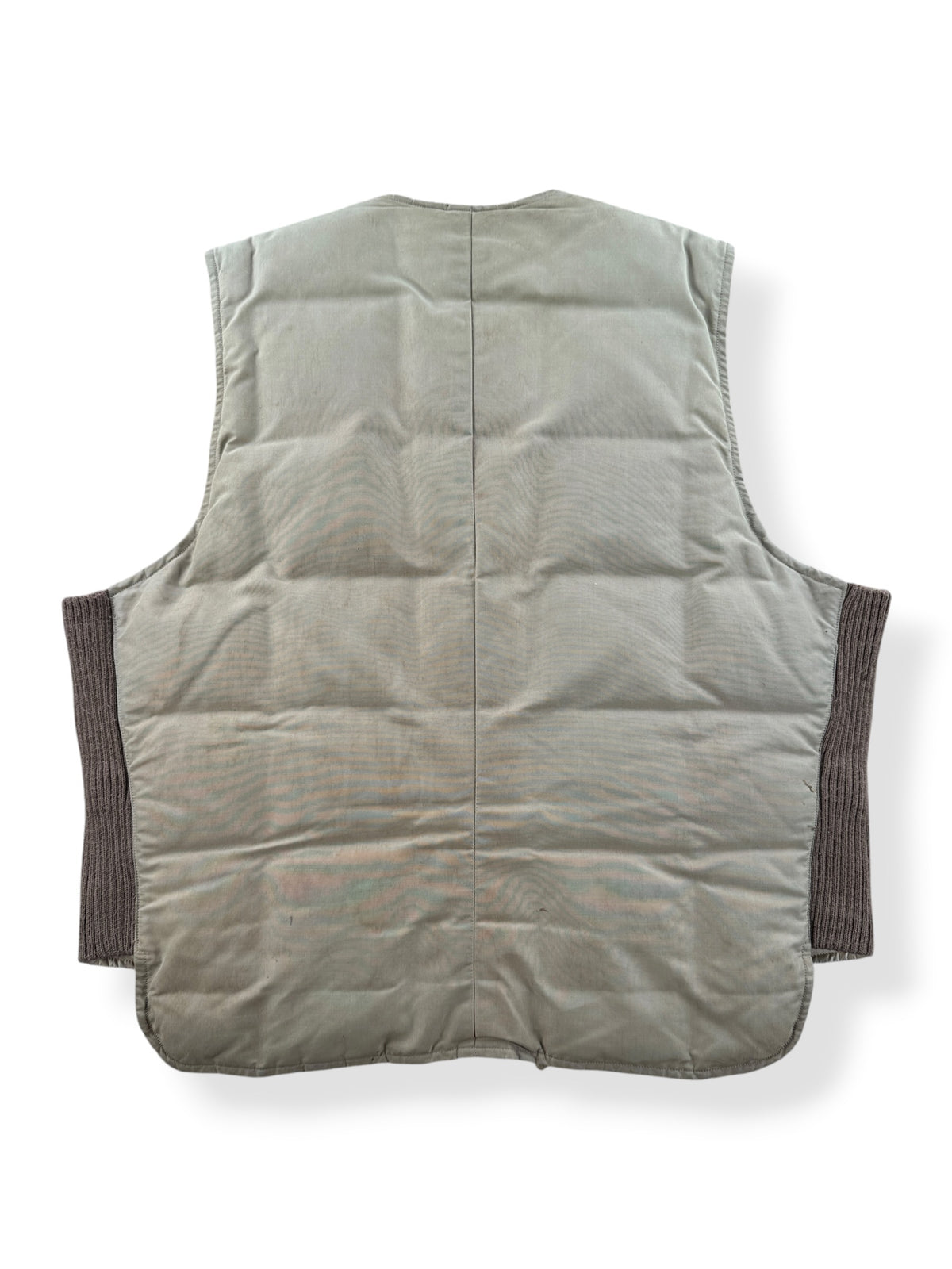 Back of Vintage Eddie Bauer Sun Down Label Vest SZ 44 AS IS
