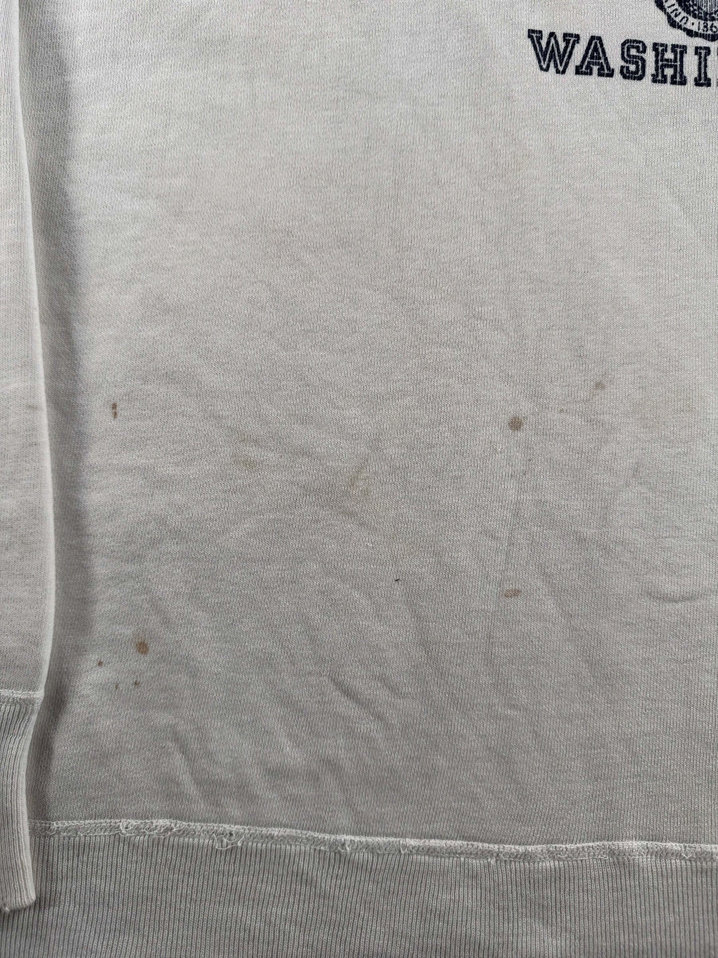 Staining on Vintage UW Champion Running Man Crewneck SZ XL (Fits L)