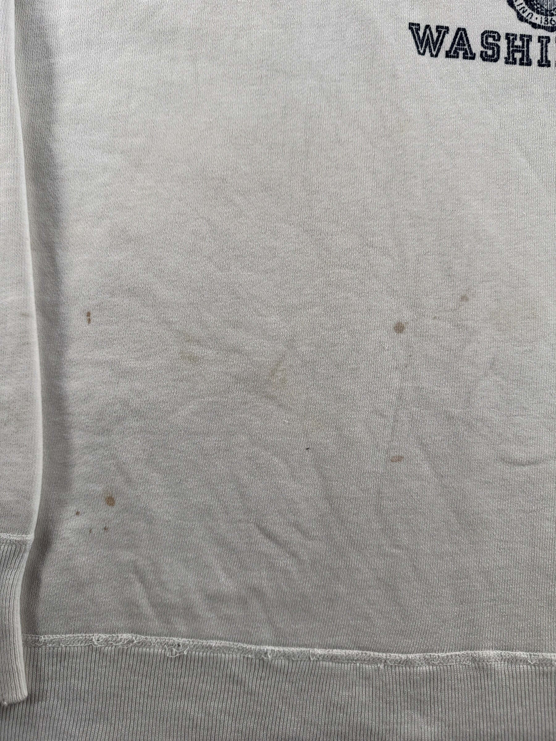Staining on Vintage UW Champion Running Man Crewneck SZ XL (Fits L)
