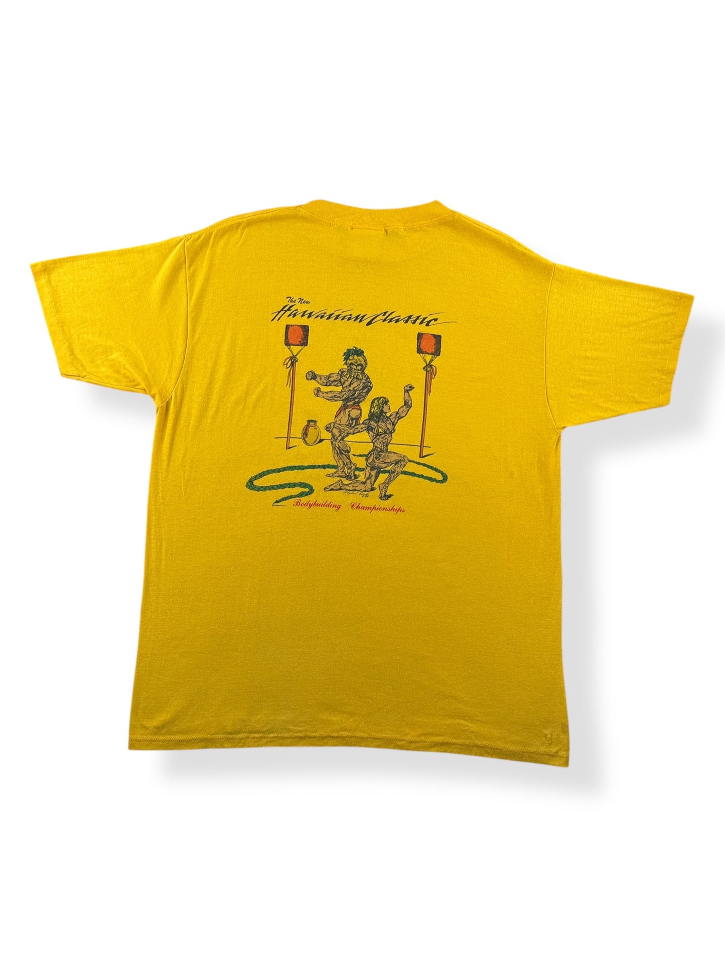Back of Vintage Golds Gym Tee SZ XXL (Fits XL)