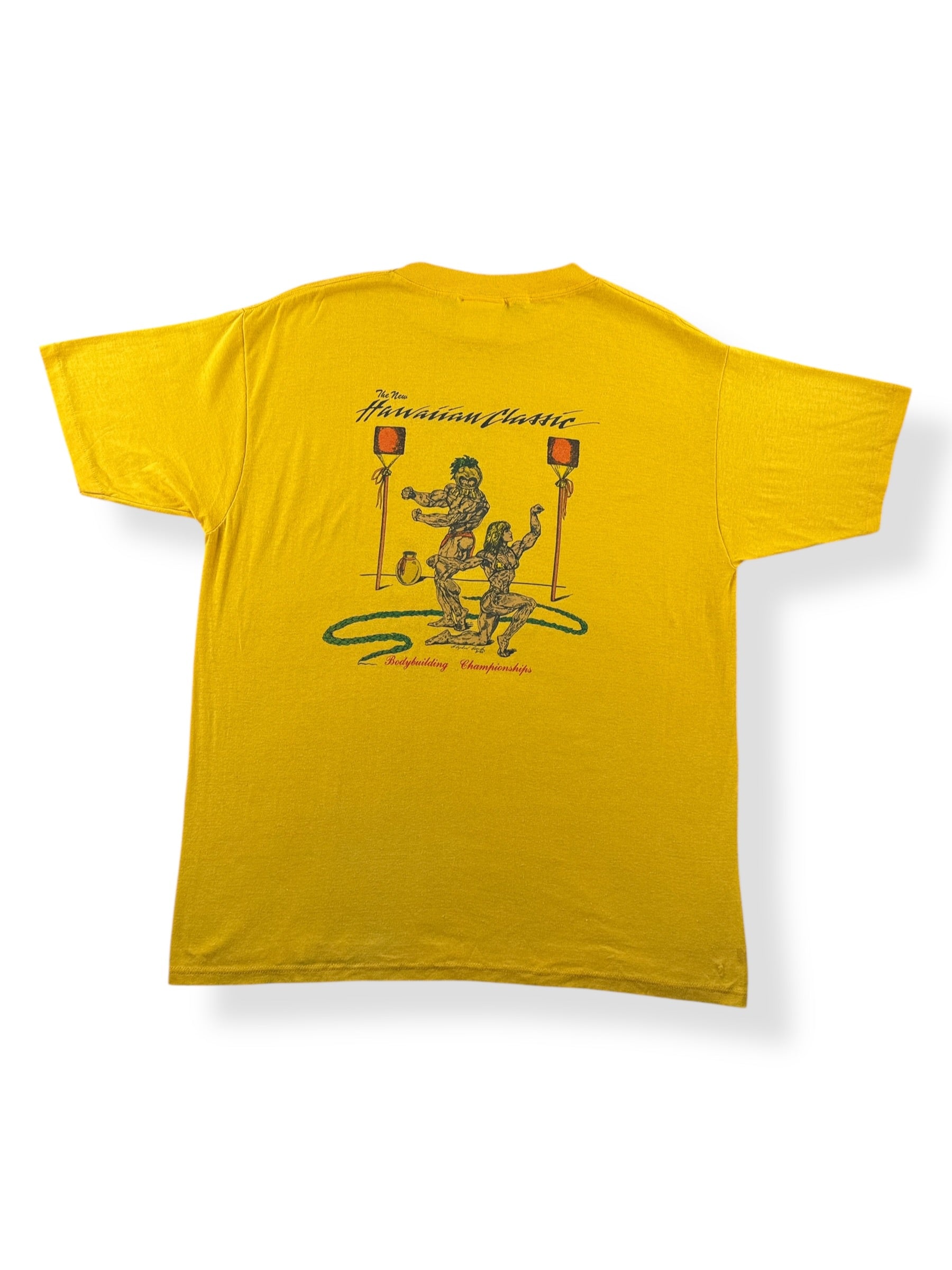 Back of Vintage Golds Gym Tee SZ XXL (Fits XL)
