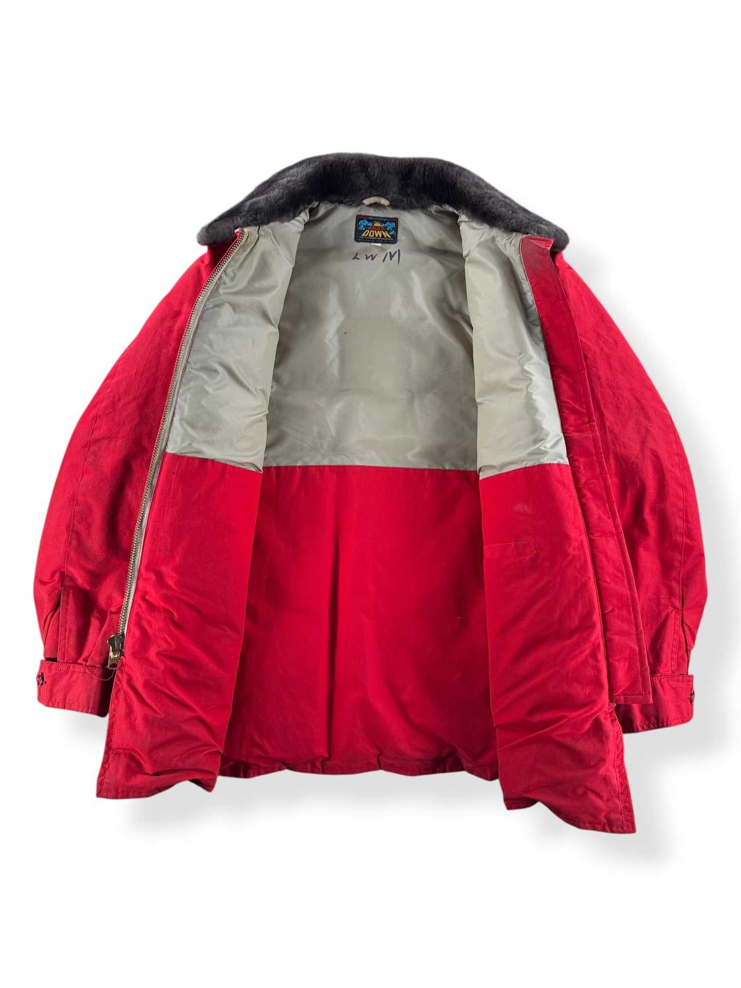 Inside of Vintage Eddie Bauer Sun Down Coat SZ 46