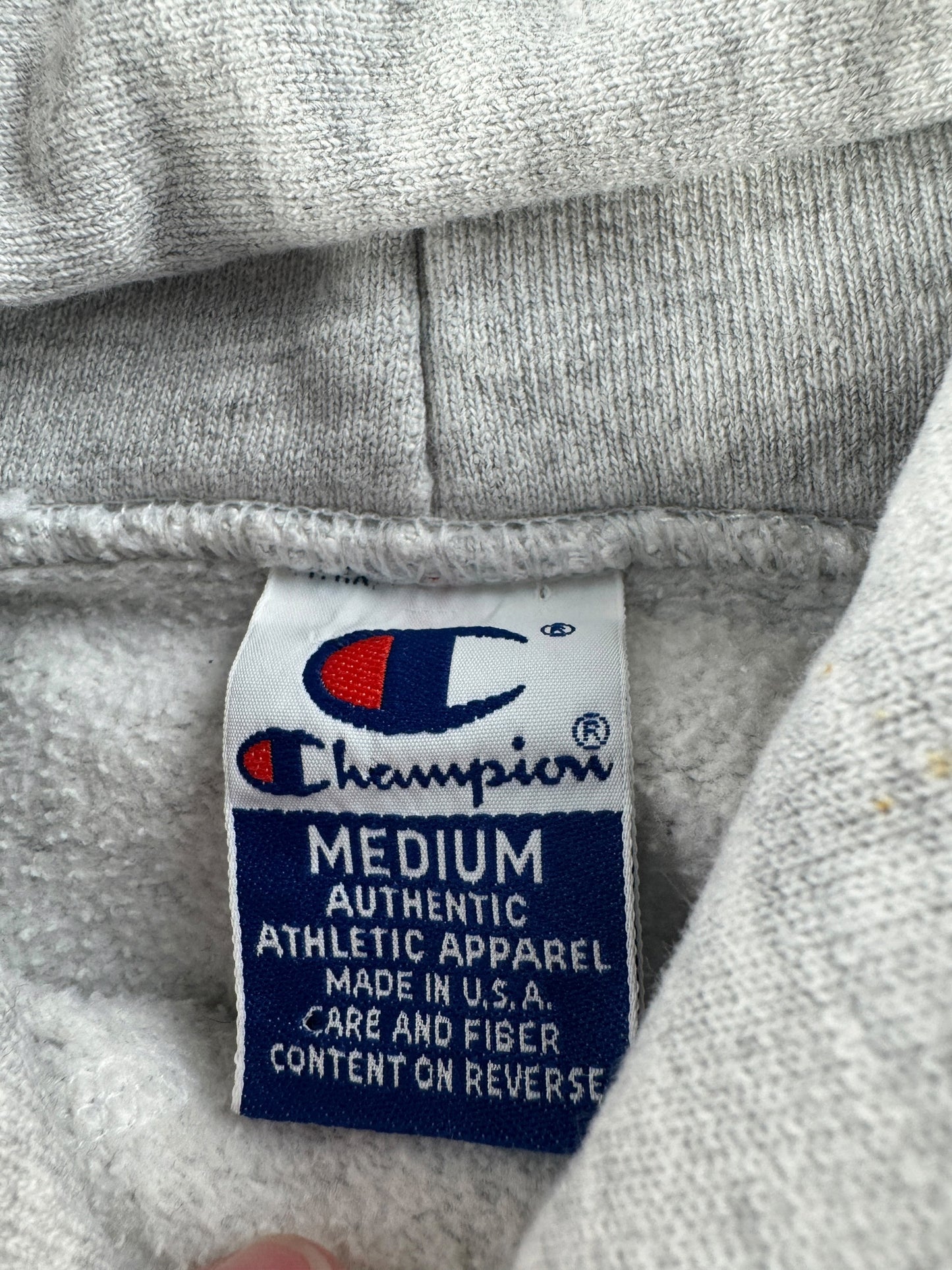 Tag on Vintage Champion UCSF Hoodie SZ M