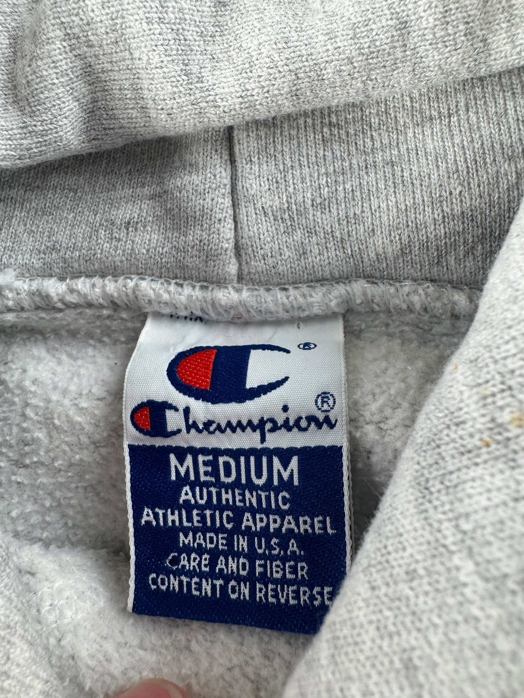 Tag on Vintage Champion UCSF Hoodie SZ M