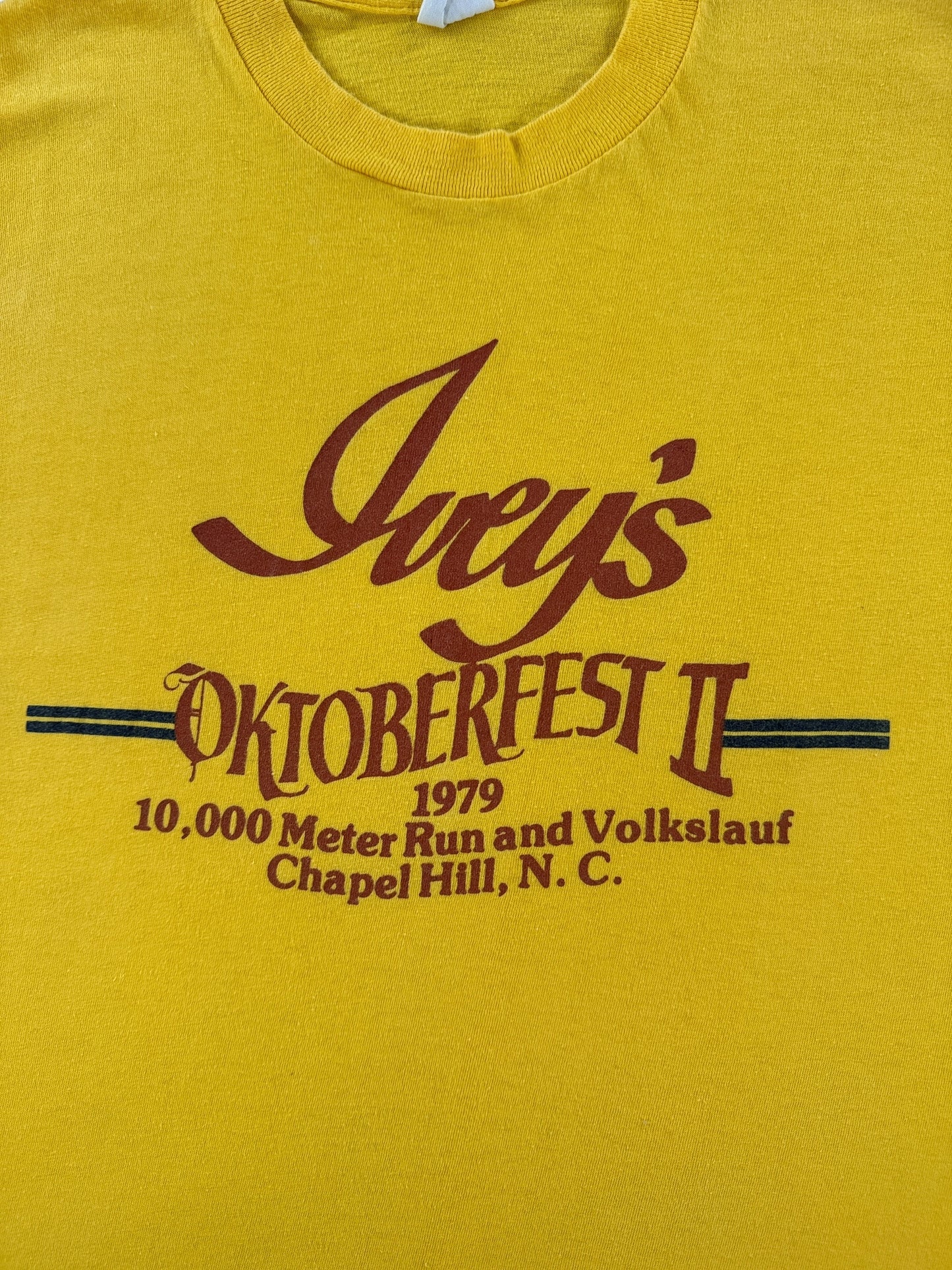 Front Graphic of Vintage 1979 Ivey's Oktoberfest Tee SZ S