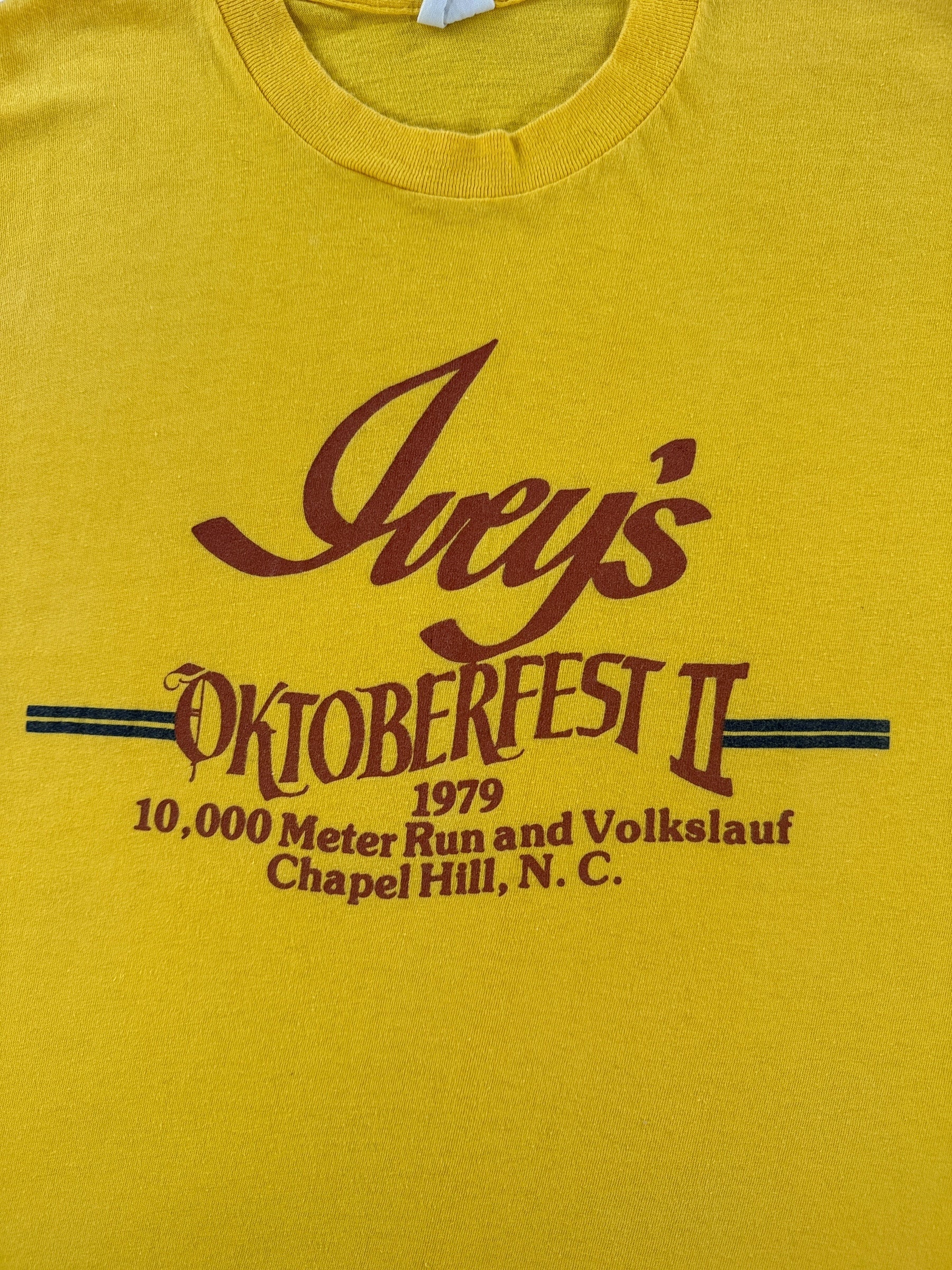 Front Graphic of Vintage 1979 Ivey's Oktoberfest Tee SZ S