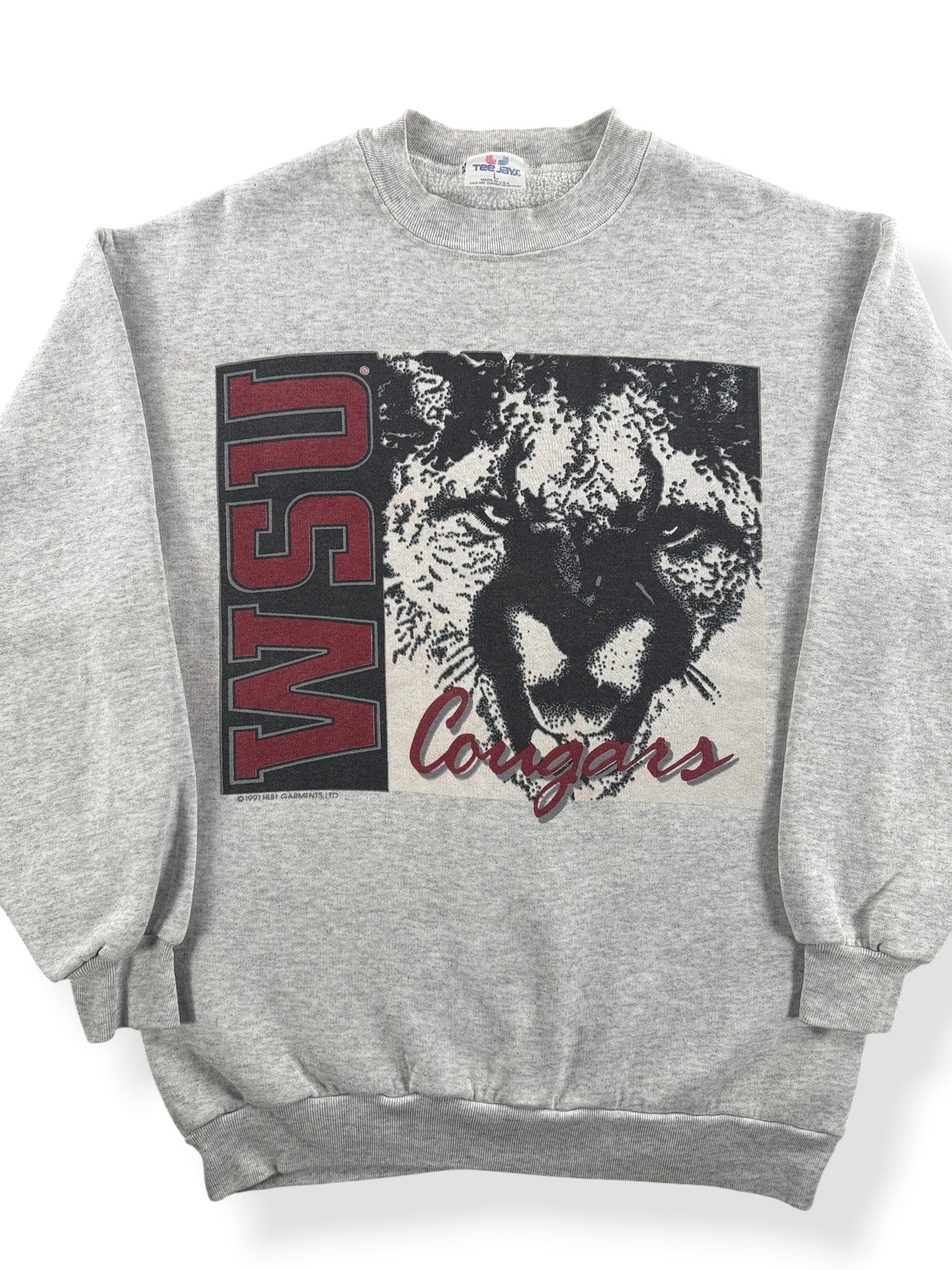 Vintage WSU Cougars Crewneck SZ L (Fits M)