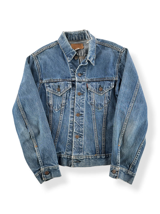 Front of Vintage Big E Levi's Type III Trucker Jacket SZ M
