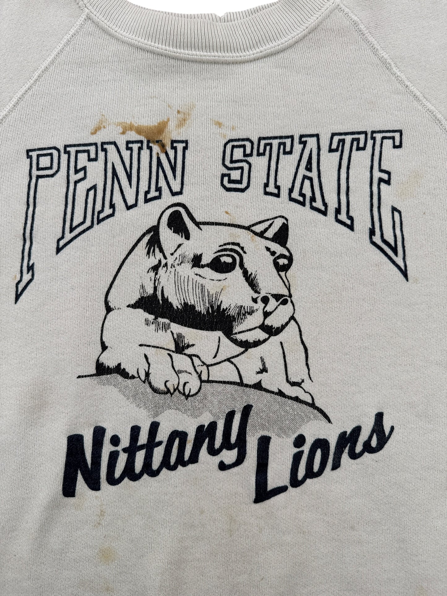 Graphic of Vintage Penn State Nittany Lions Crewneck SZ XL AS IS