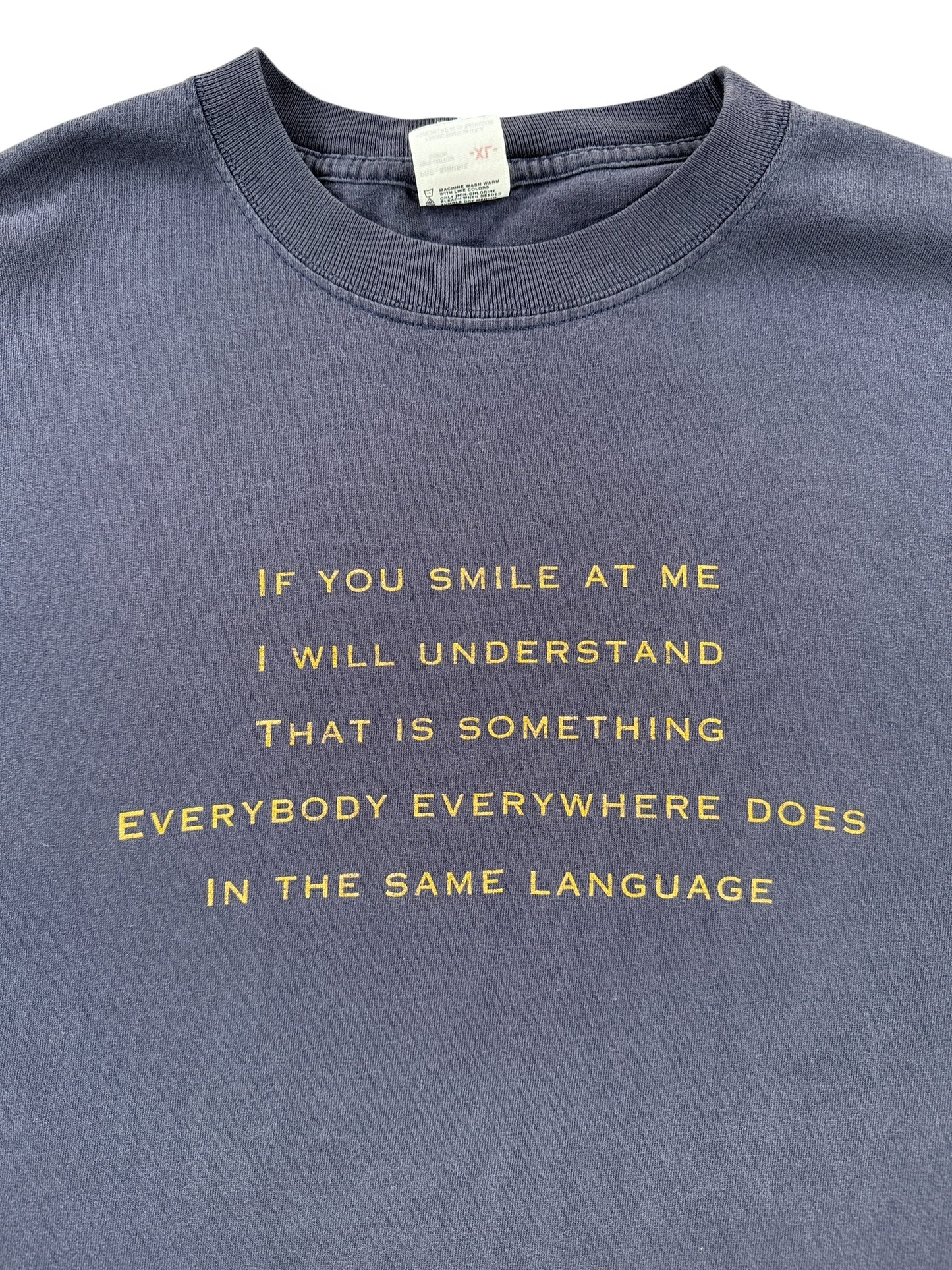 Front Graphic of Vintage Crosby, Stills, & Nash Longsleeve Tee SZ XL