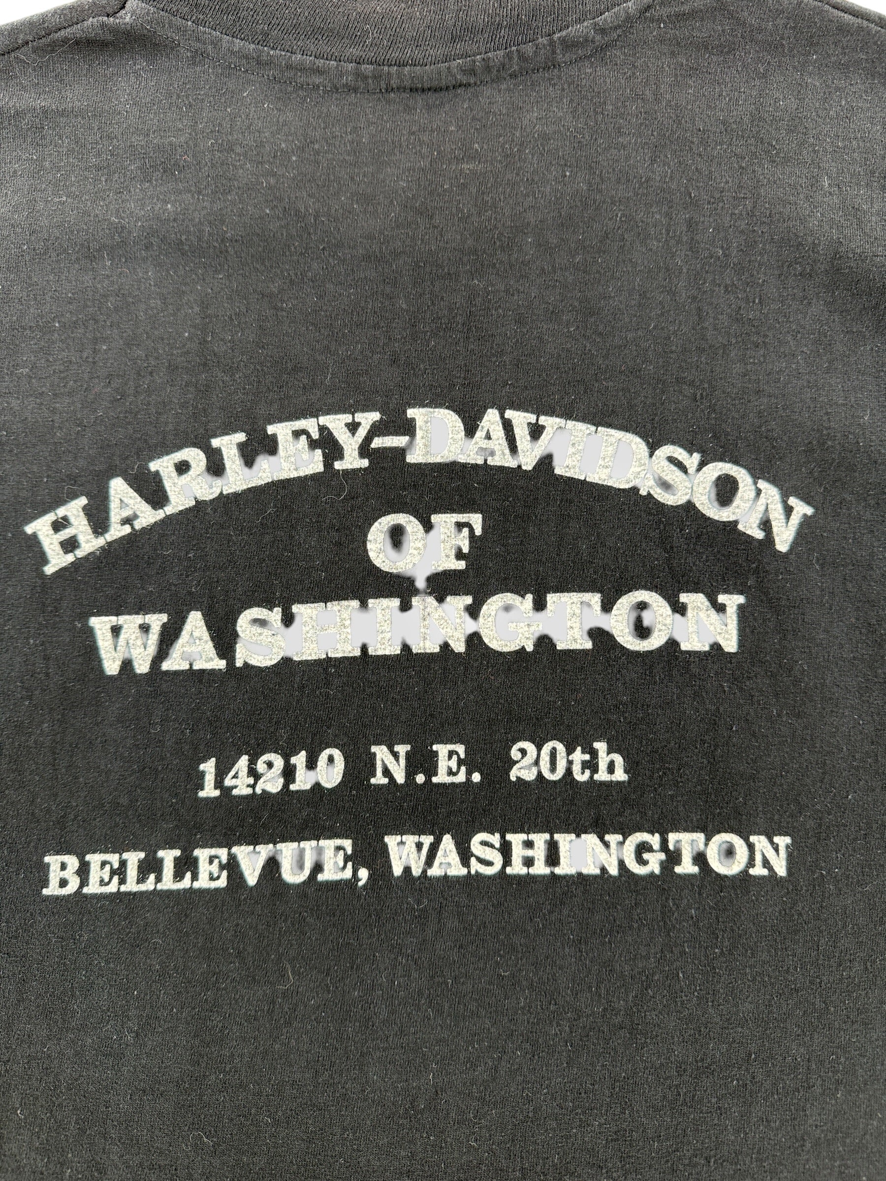Back of Vintage Harley Davidson Legends Tee White SZ XL (Fits L)