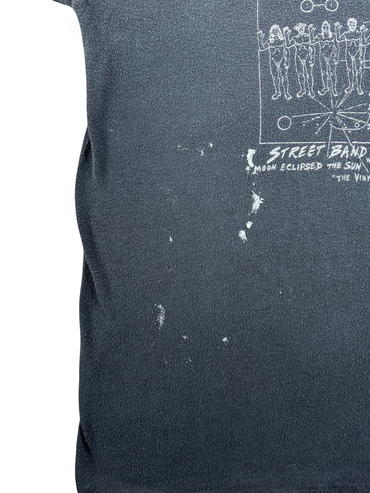 Staining on Vintage Dynamic Logs Seattle Vinyl Reunion Tee SZ XL (Fits M)