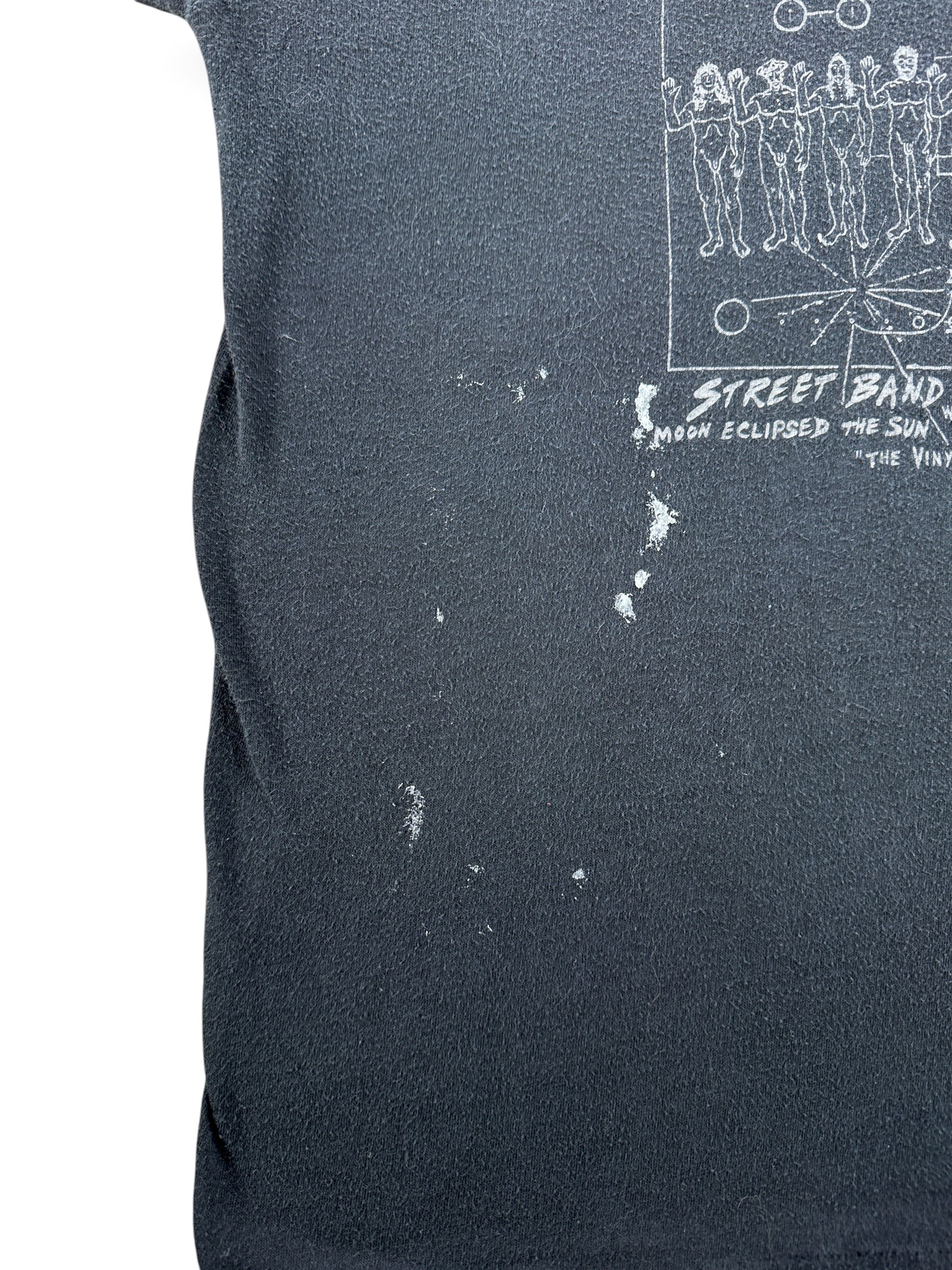 Staining on Vintage Dynamic Logs Seattle Vinyl Reunion Tee SZ XL (Fits M)