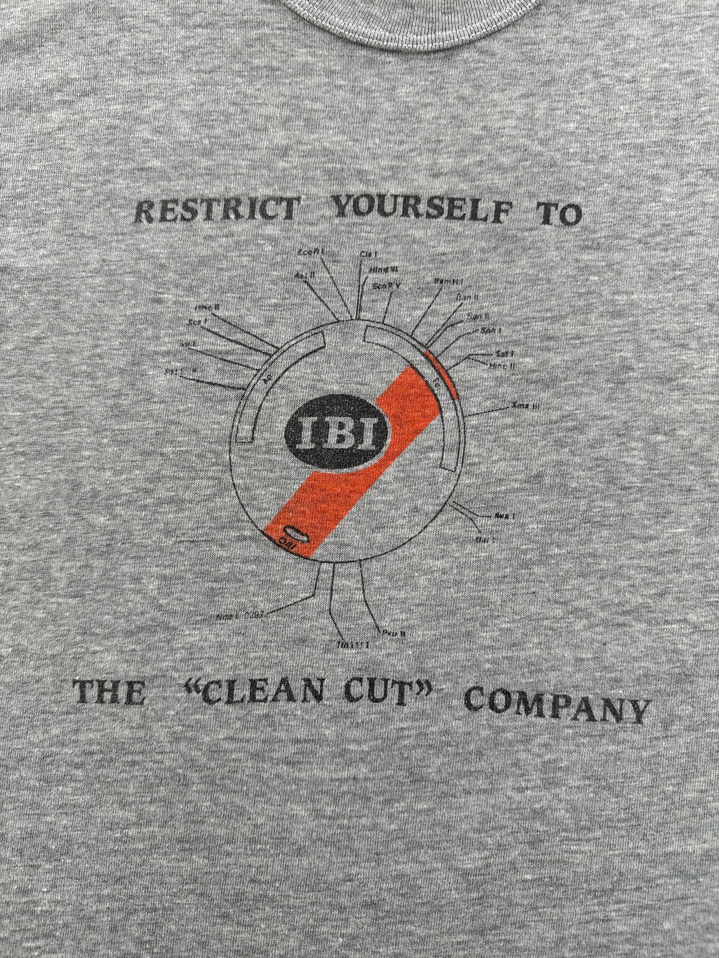 Graphic of Vintage IBI Clean Cut Tee SZ L (Fits S)