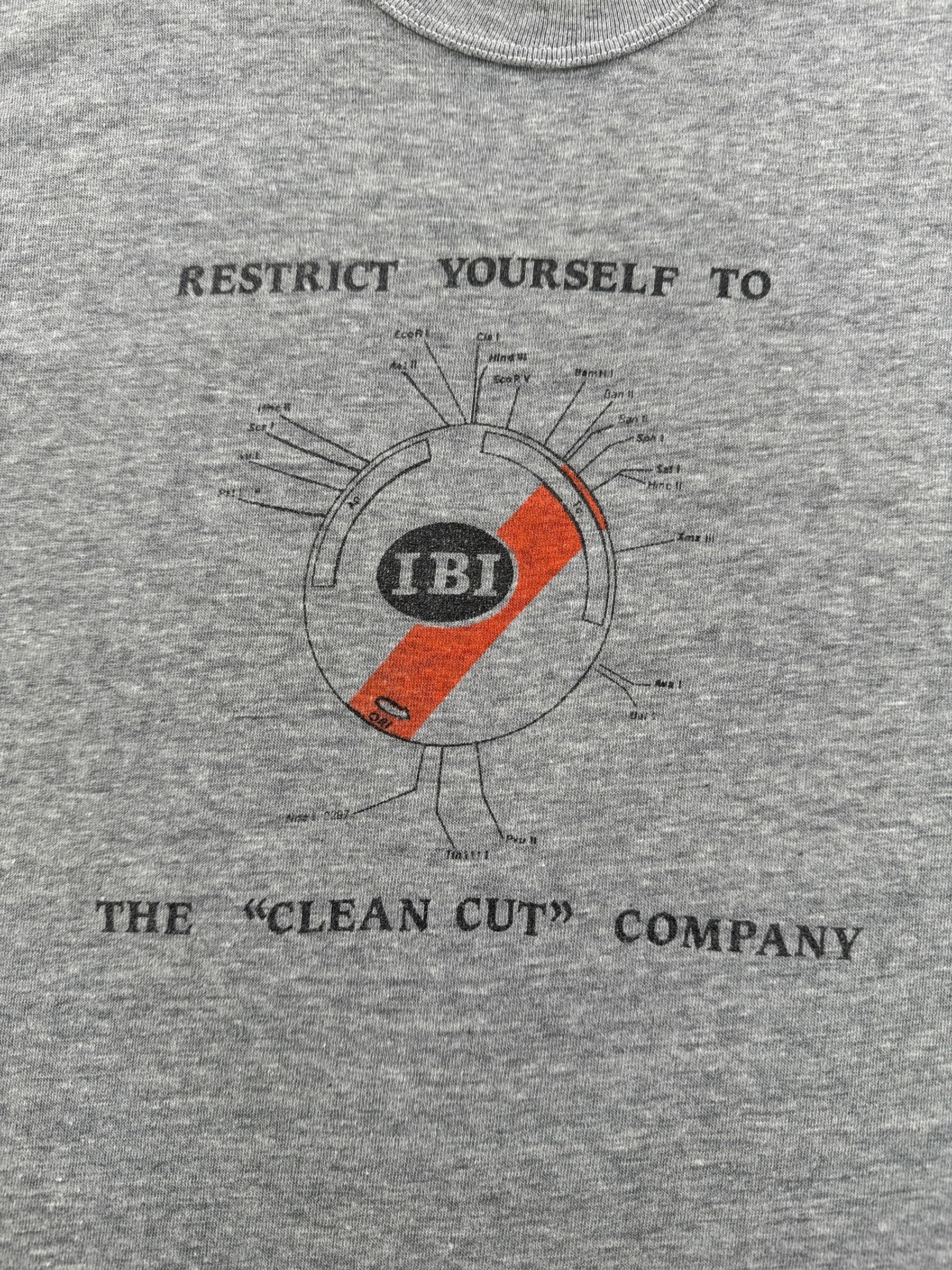Graphic of Vintage IBI Clean Cut Tee SZ L (Fits S)
