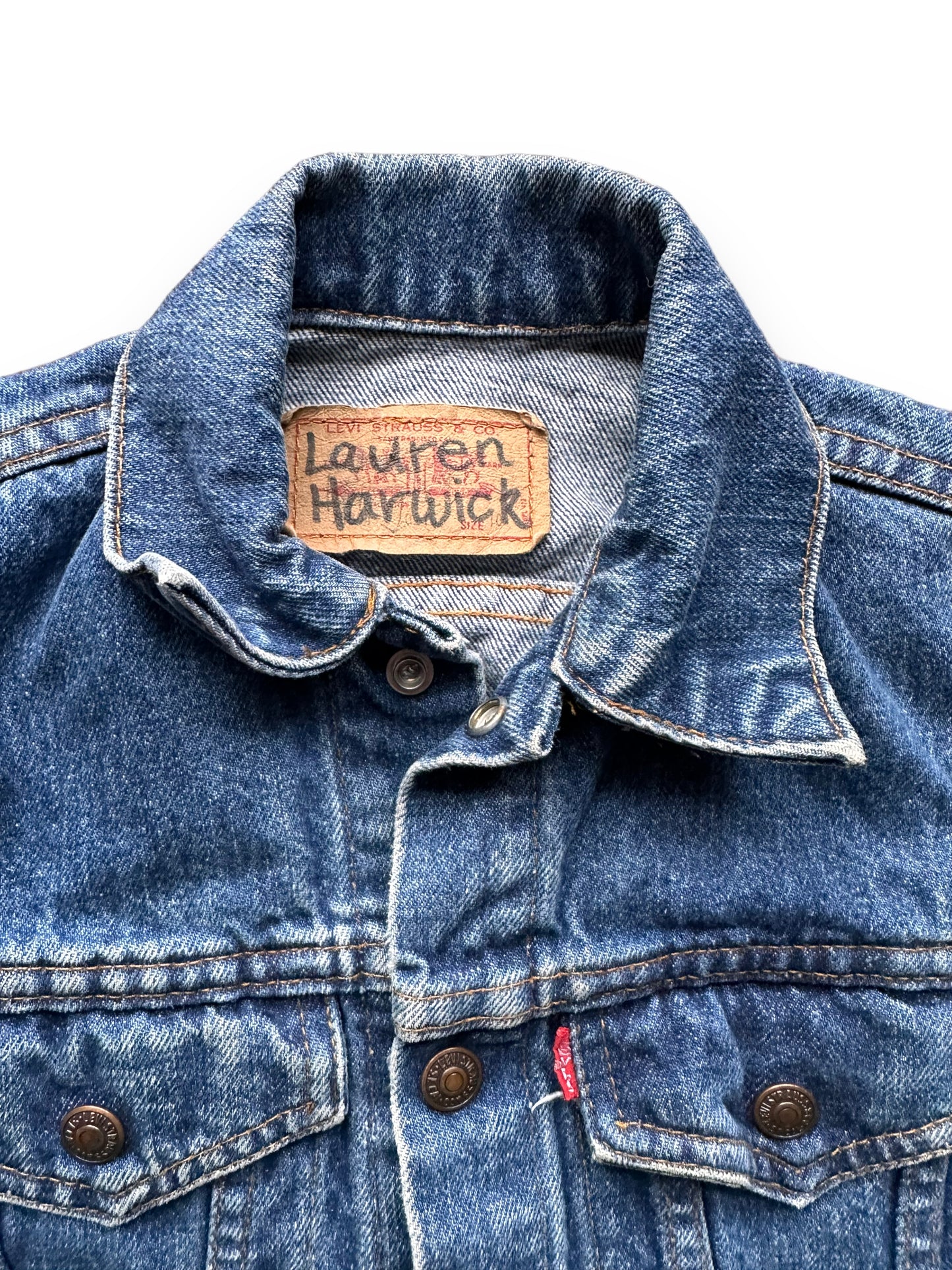 Vintage Child Sized Levis Type 3 Denim Trucker Jacket Sz 10 | Vintage Levis Denim Seattle | Seattle Vintage Clothing