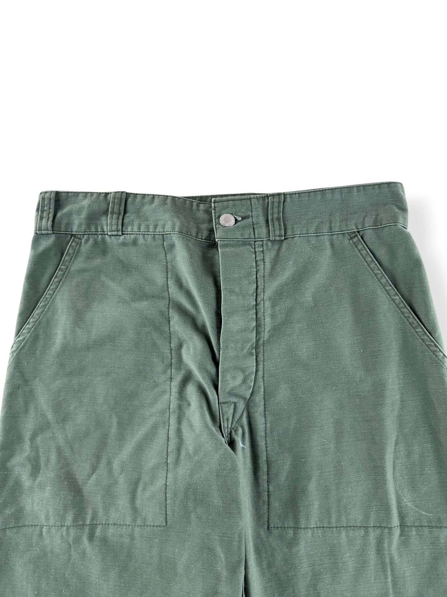 Front Pockets of Repro Patch Pocket OG107 Style Trousers W30 (Fits W32)