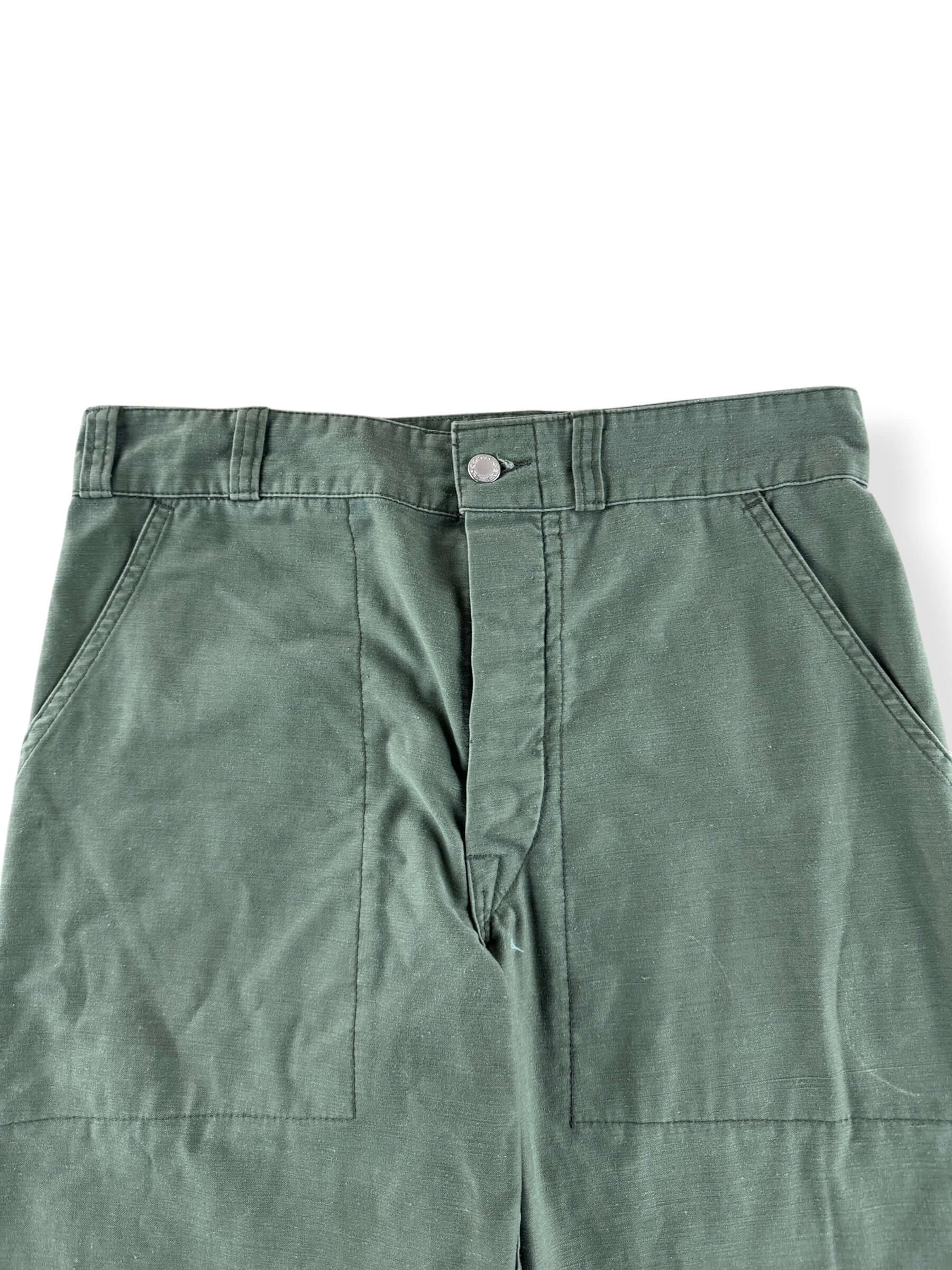Front Pockets of Repro Patch Pocket OG107 Style Trousers W30 (Fits W32)