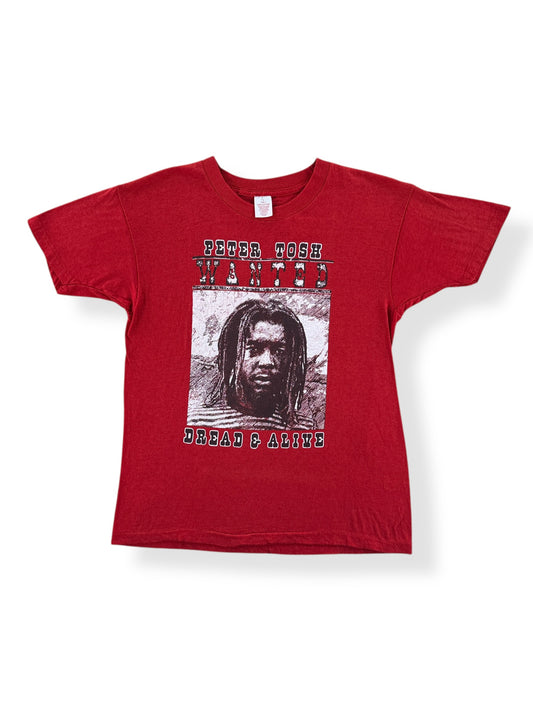Front of Vintage Peter Tosh Dread & Alive Tee SZ S (Fits XS)