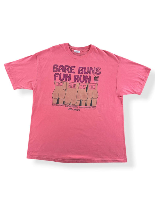 Front of Vintage Bare Buns Fun Run Tee SZ XL
