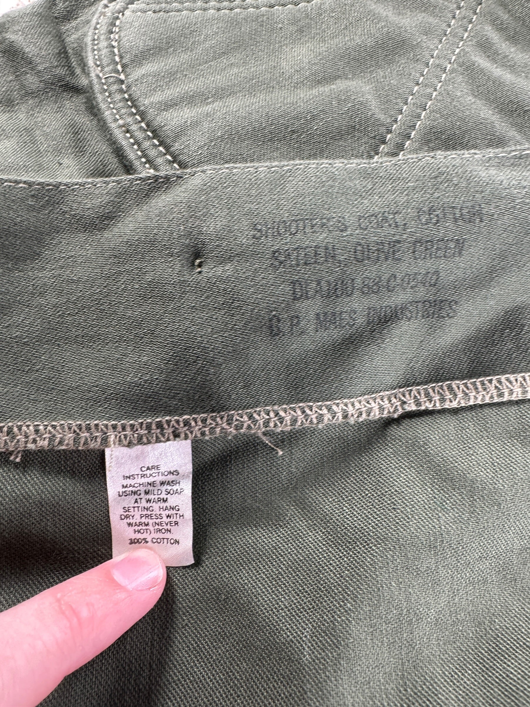 Tag on Vintage USMC Shooters Coat SZ L