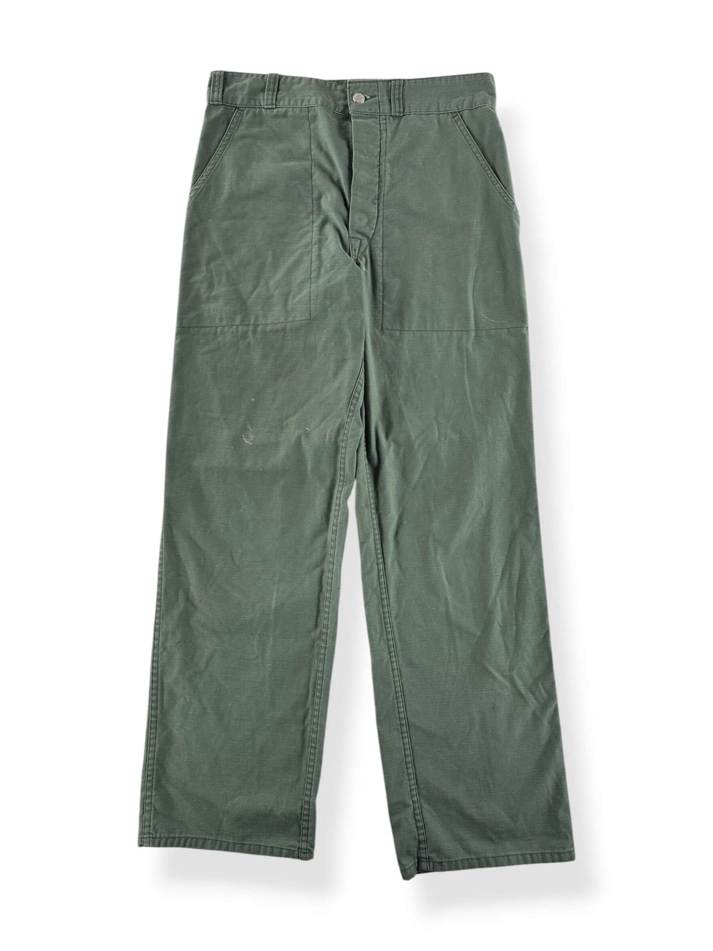 Front of Repro Patch Pocket OG107 Style Trousers W30 (Fits W32)