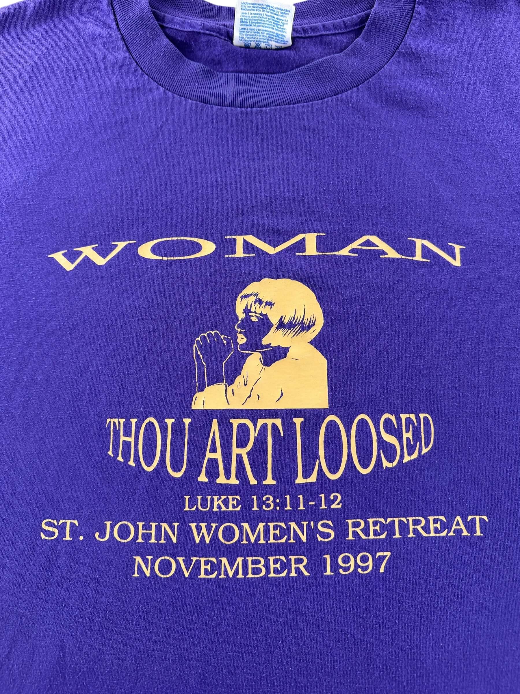 Graphic of Vintage Woman Thou Art Loosed Tee SZ XXL
