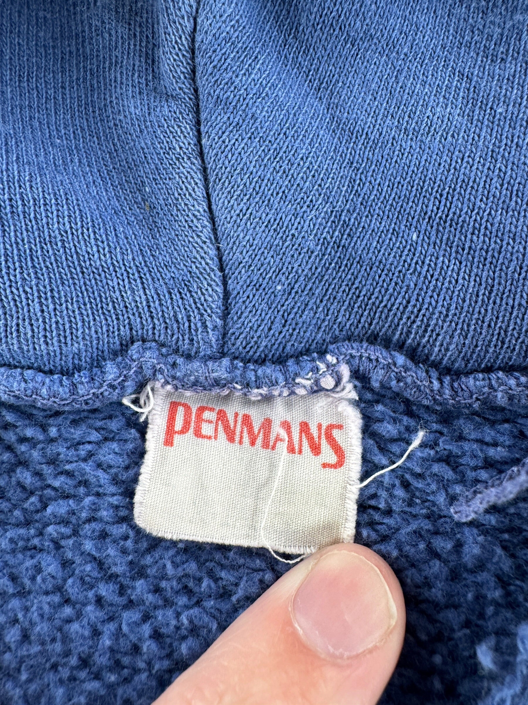Tag on Vintage 60s Penmans Hoodie SZ XL