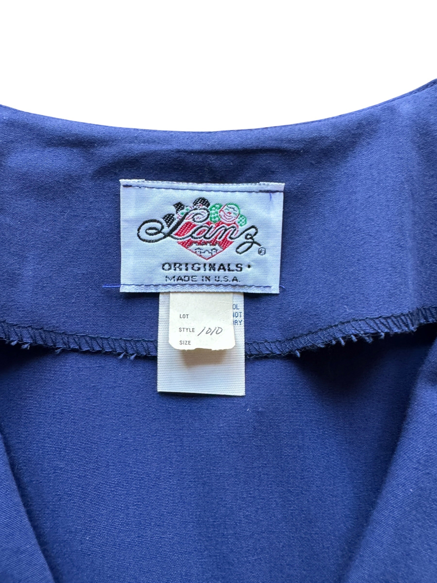 Tag on Vintage 80s Lanz Sailor Dress SZ M
