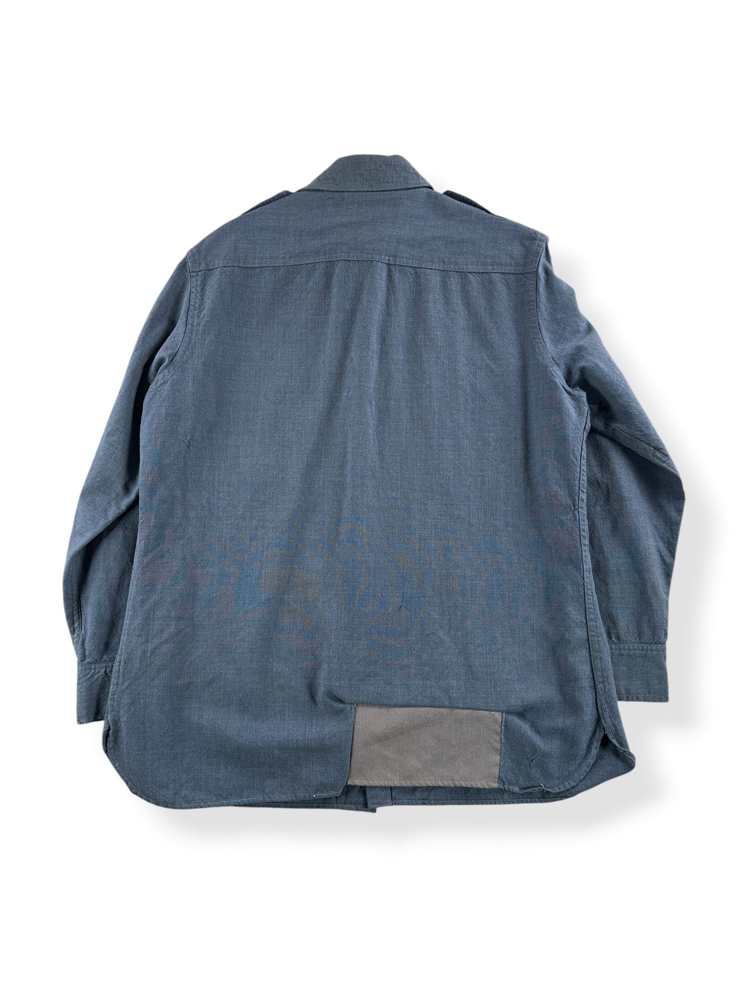 Back of Vintage Rosefield Uniform Barnstable Chin Strap Shirt SZ L