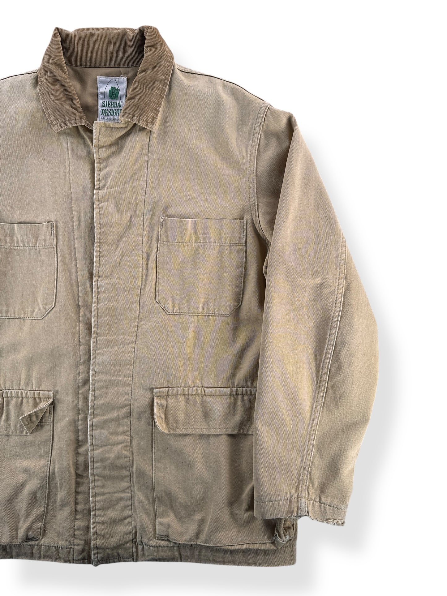Front Left of Vintage Sierra Designs Chore Coat SZ M