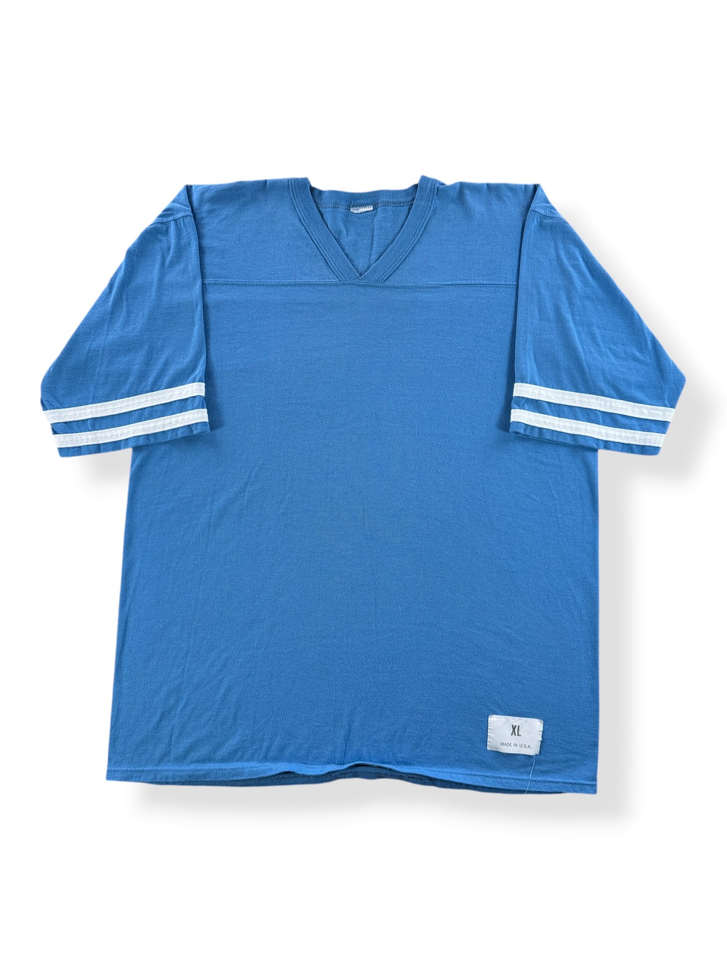 Front of Vintage Baby Blue Cotton/Poly Jersey SZ XL (Fits L)