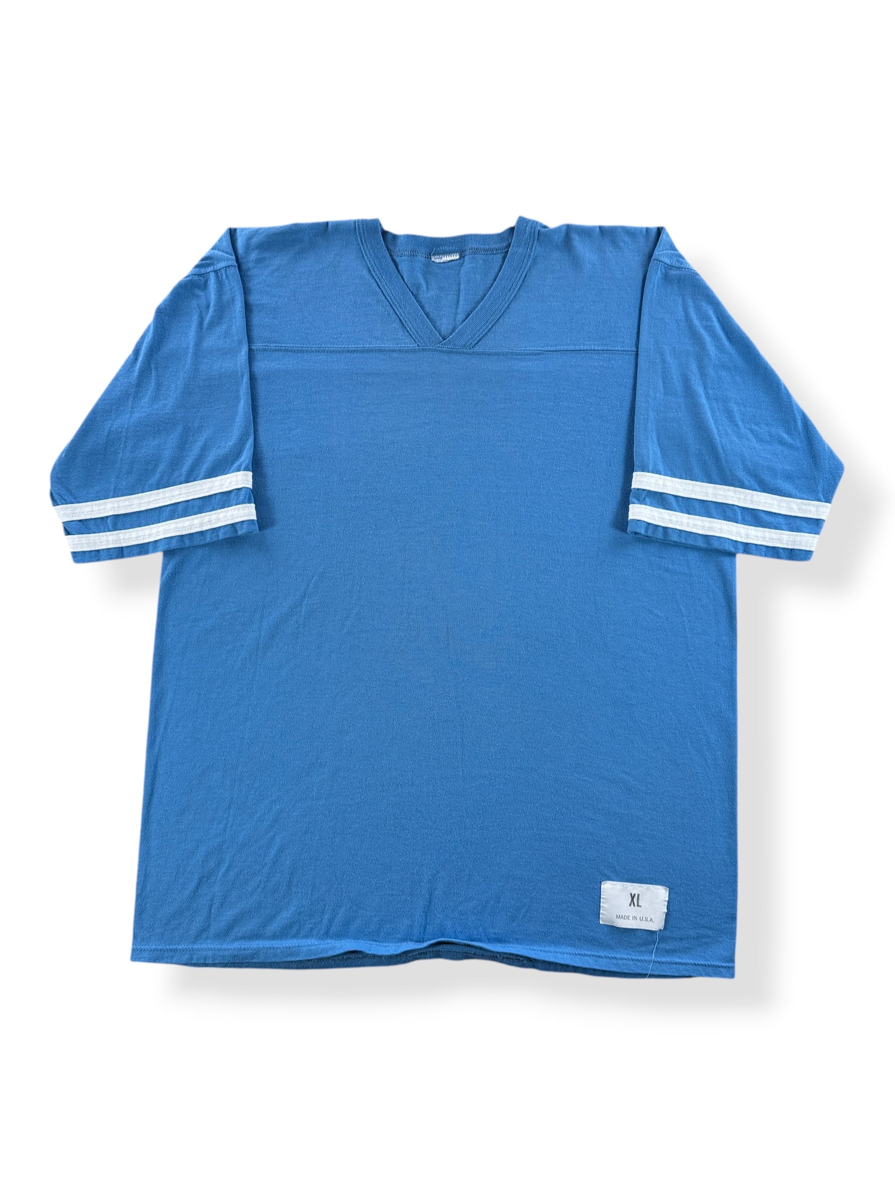 Front of Vintage Baby Blue Cotton/Poly Jersey SZ XL (Fits L)
