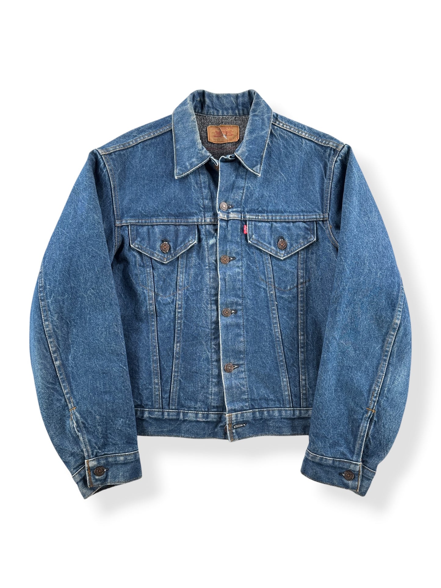 Vintage 70s Levi's Blanket Lined Trucker Jacket SZ 44
